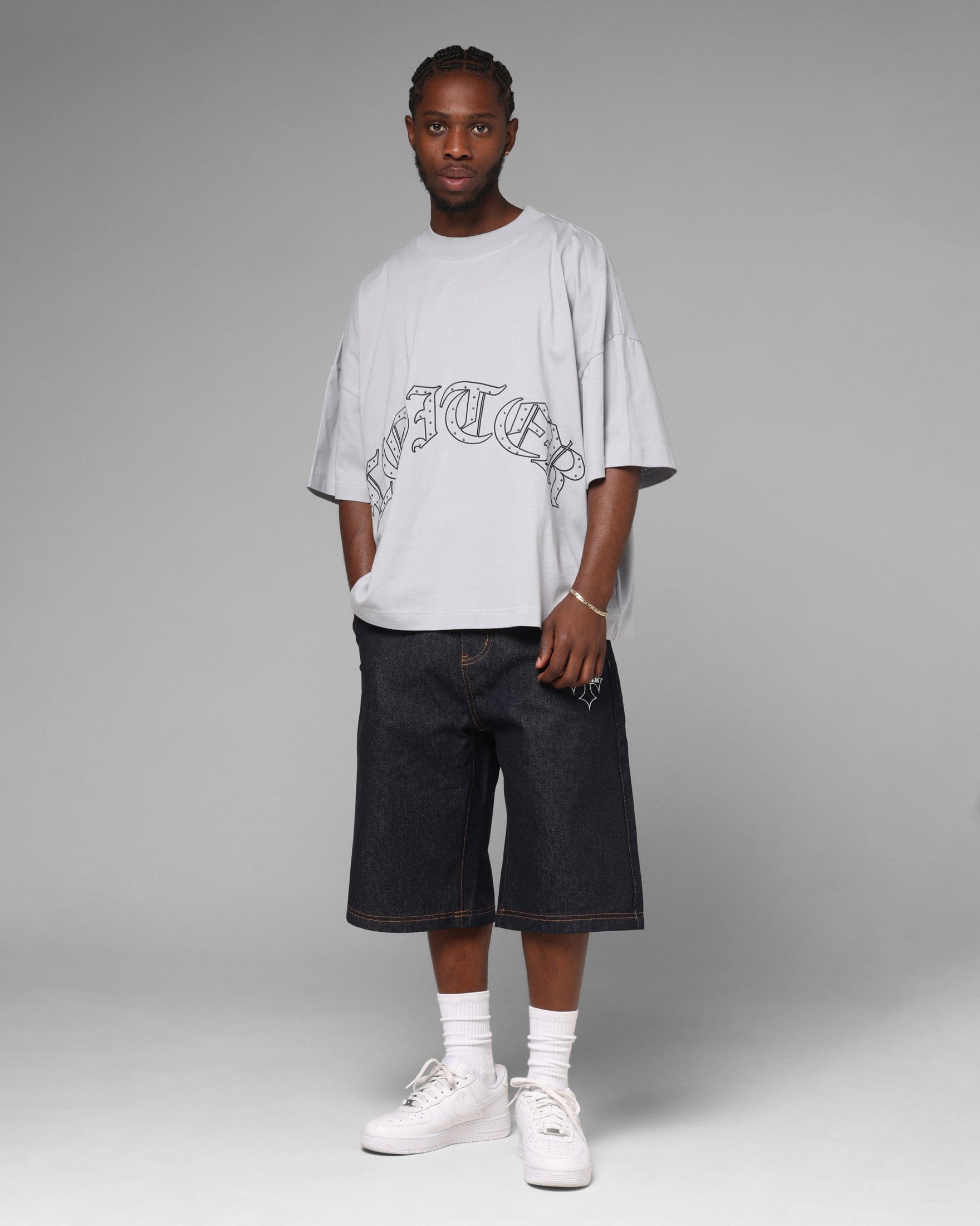 Loiter Destruct T - Shirt Grey