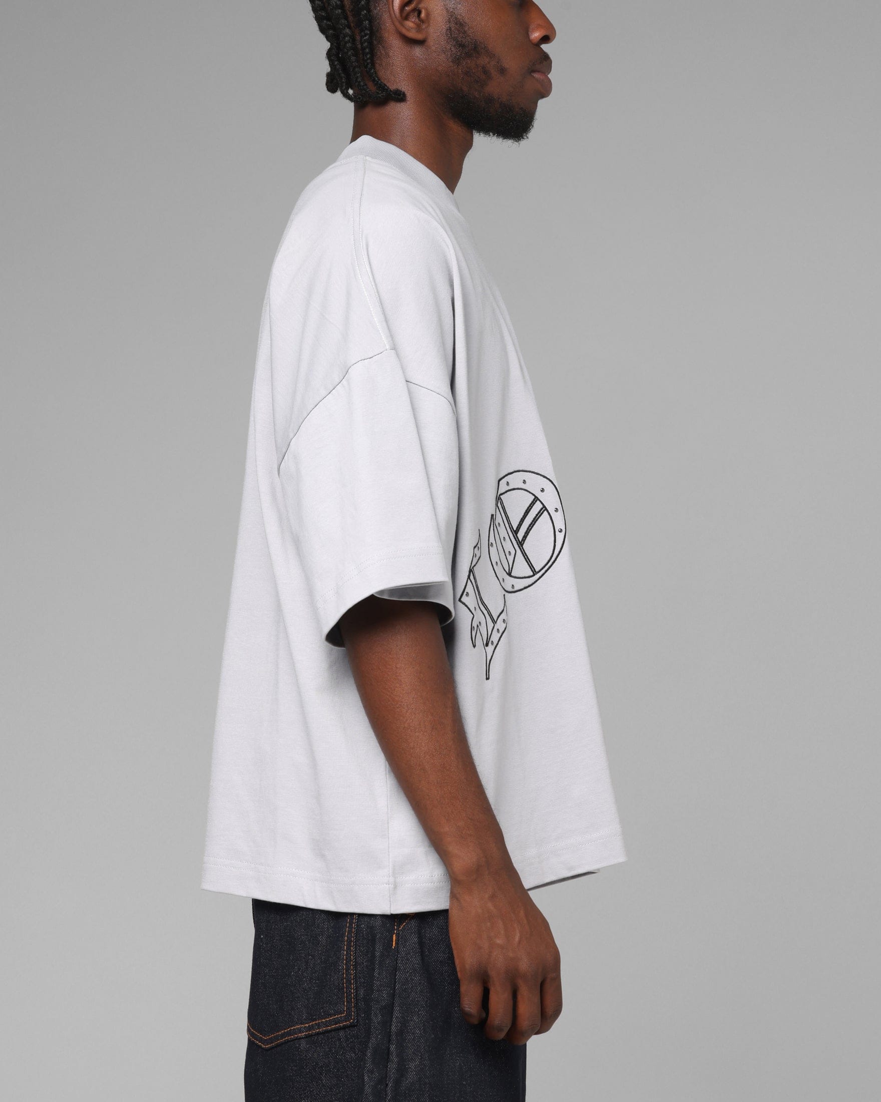 Loiter Destruct T - Shirt Grey