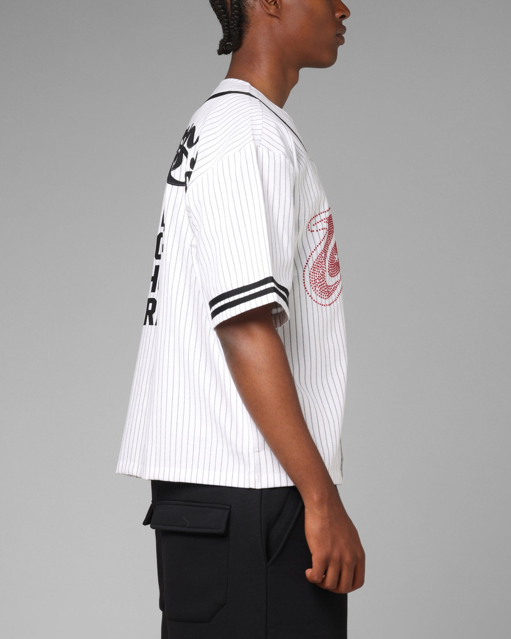 Loiter Silicone Baseball Jersey White