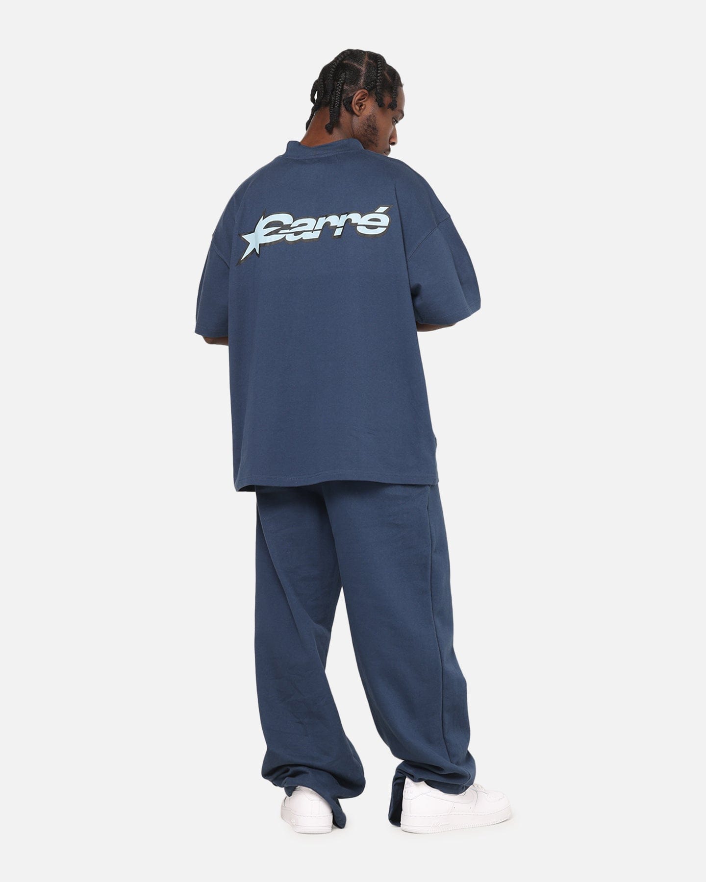 Carre International Star T - Shirt Navy