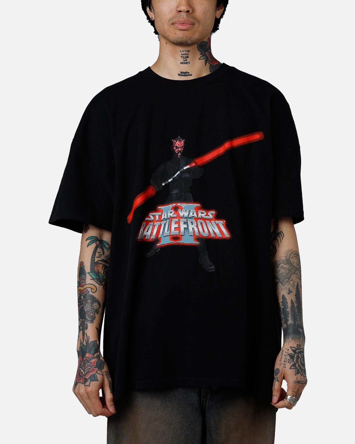 73studio Star Wars Darth Maul Battlefront II T - Shirt Black