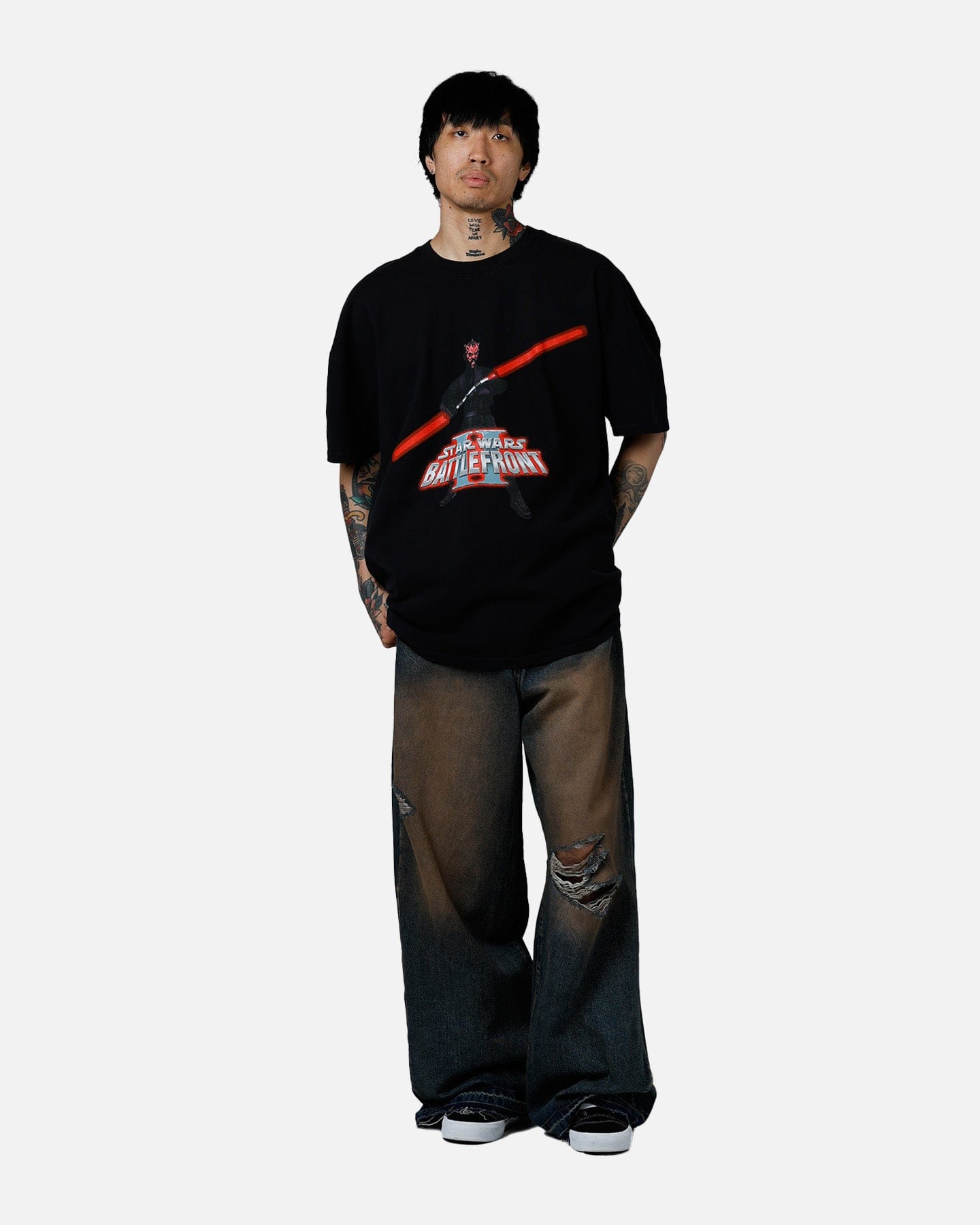 73studio Star Wars Darth Maul Battlefront II T - Shirt Black
