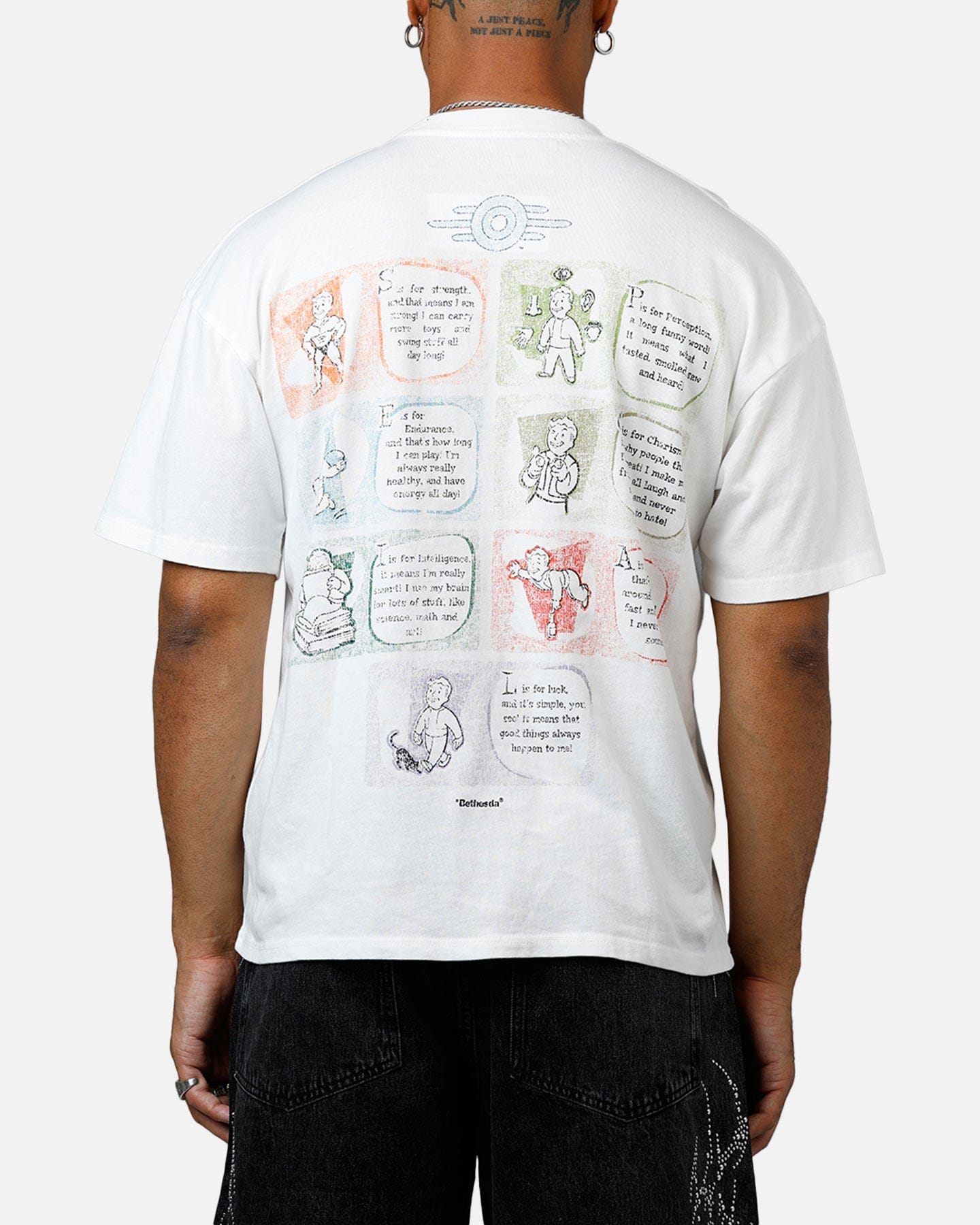 73studio x Fallout '76 S.P.E.C.I.A.L Vintage T - Shirt White
