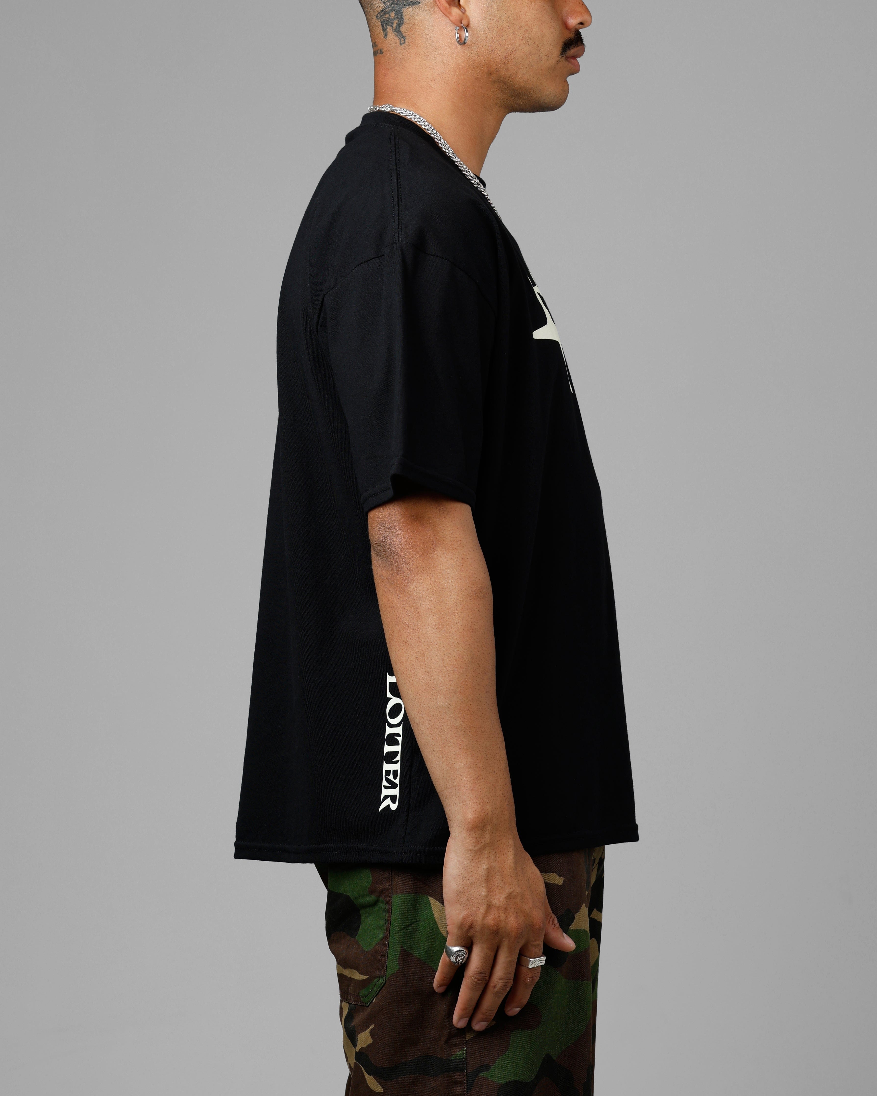 Loiter Hybrid T - Shirt Black