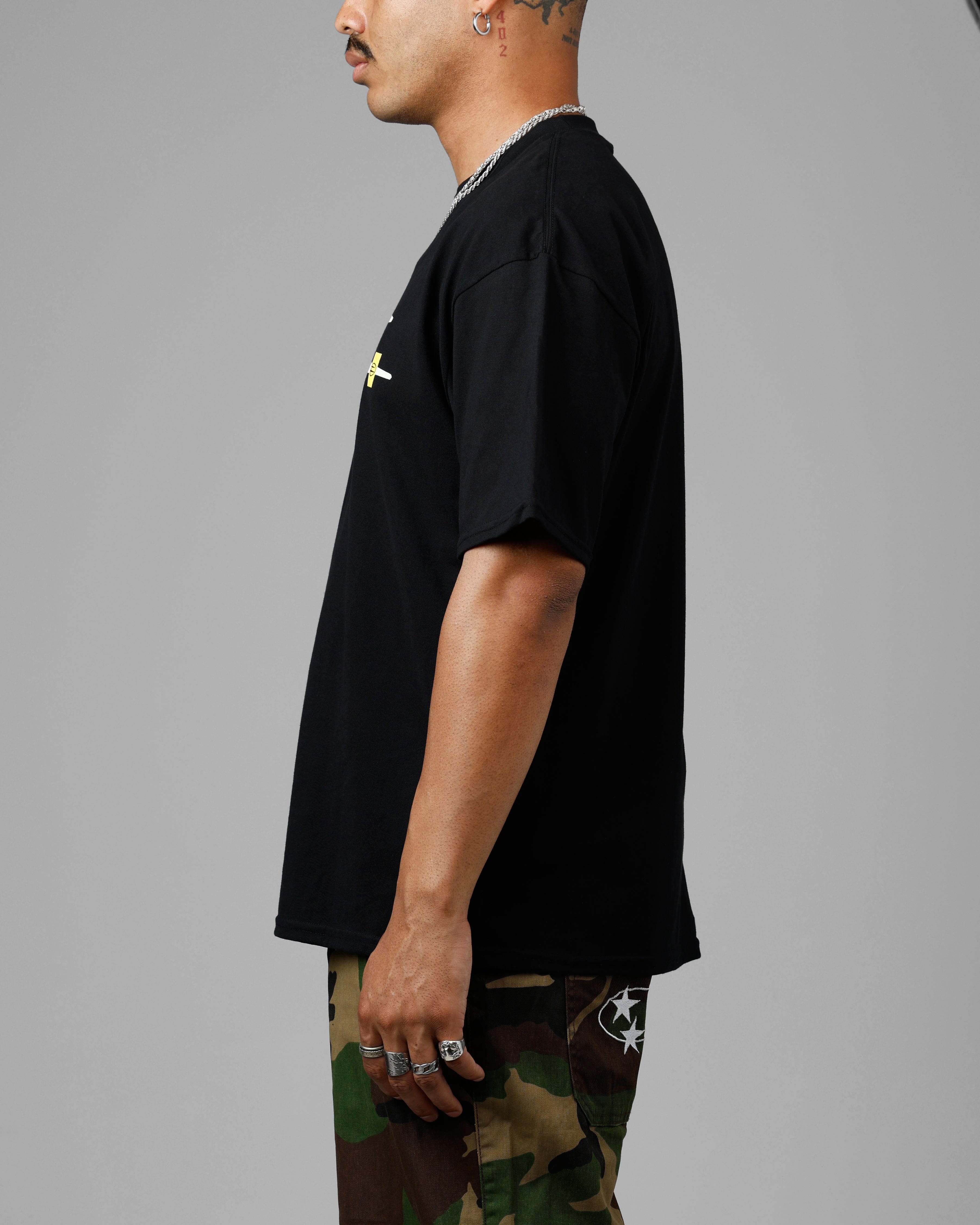 Loiter Hybrid T - Shirt Black