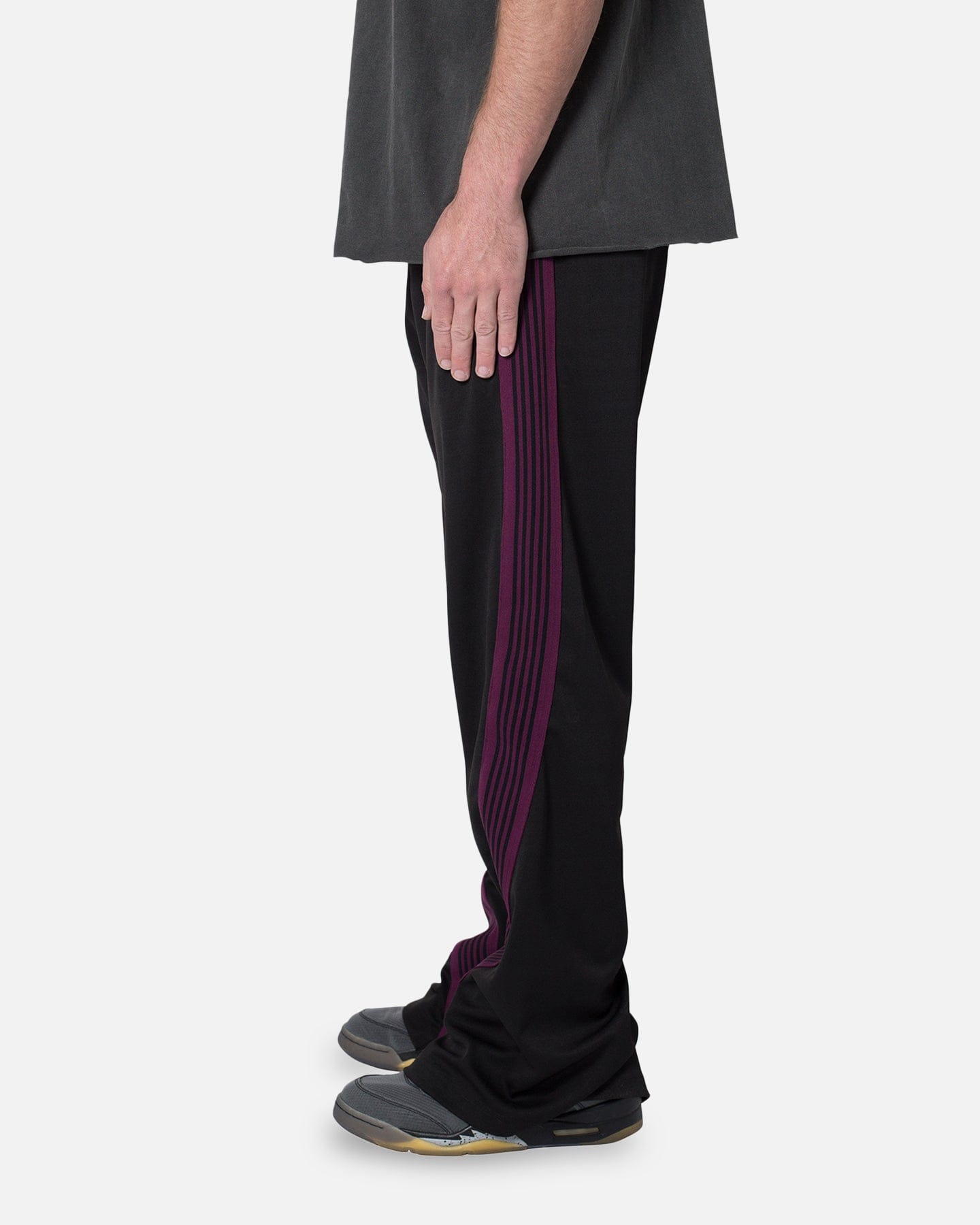 MNML Bent Tape Track Pants Black