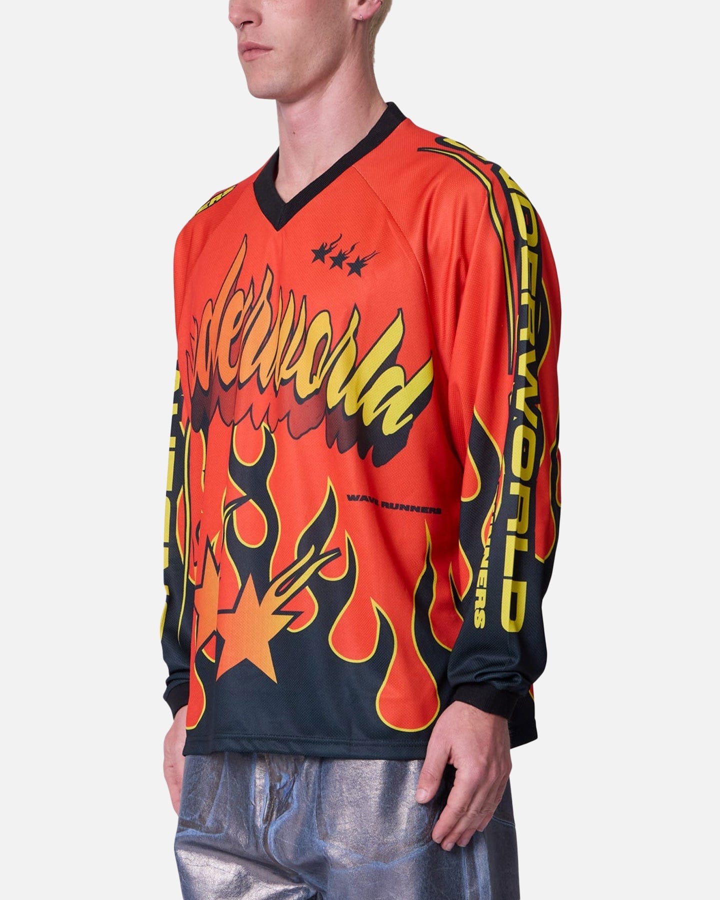 MNML Underworld Moto Long Sleeve T - Shirt Multi