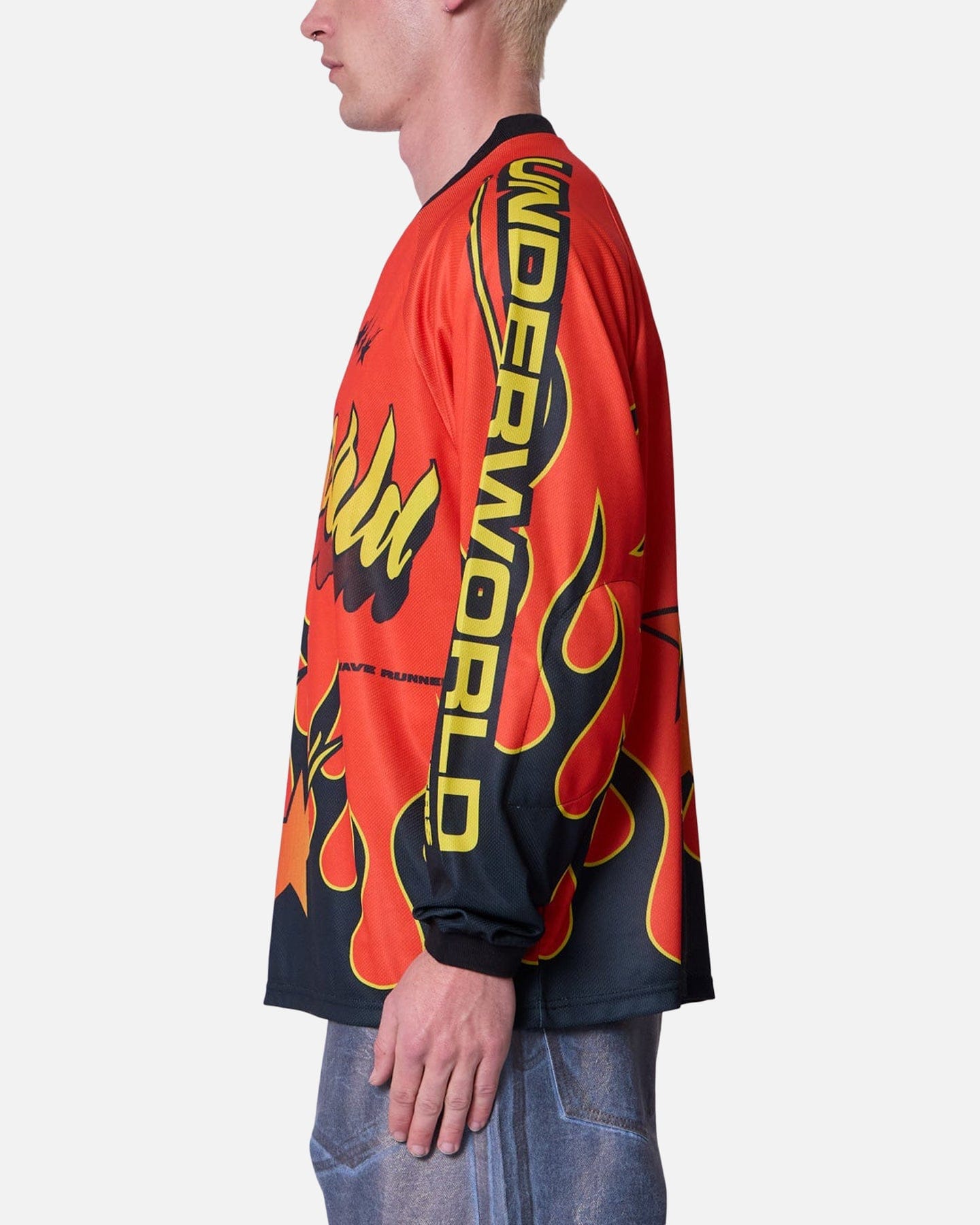 MNML Underworld Moto Long Sleeve T - Shirt Multi