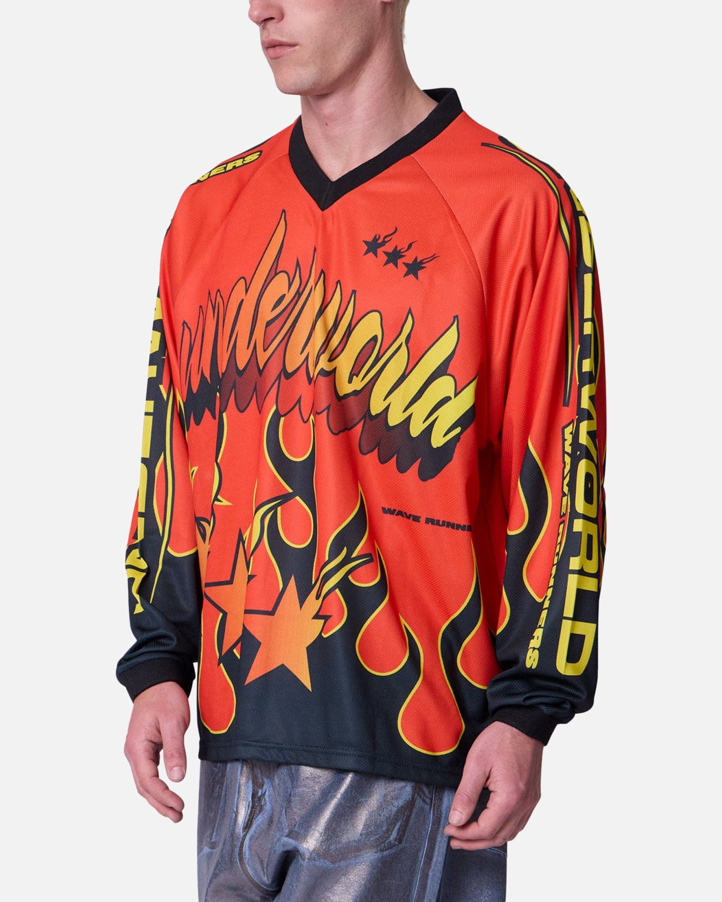 MNML Underworld Moto Long Sleeve T - Shirt Multi