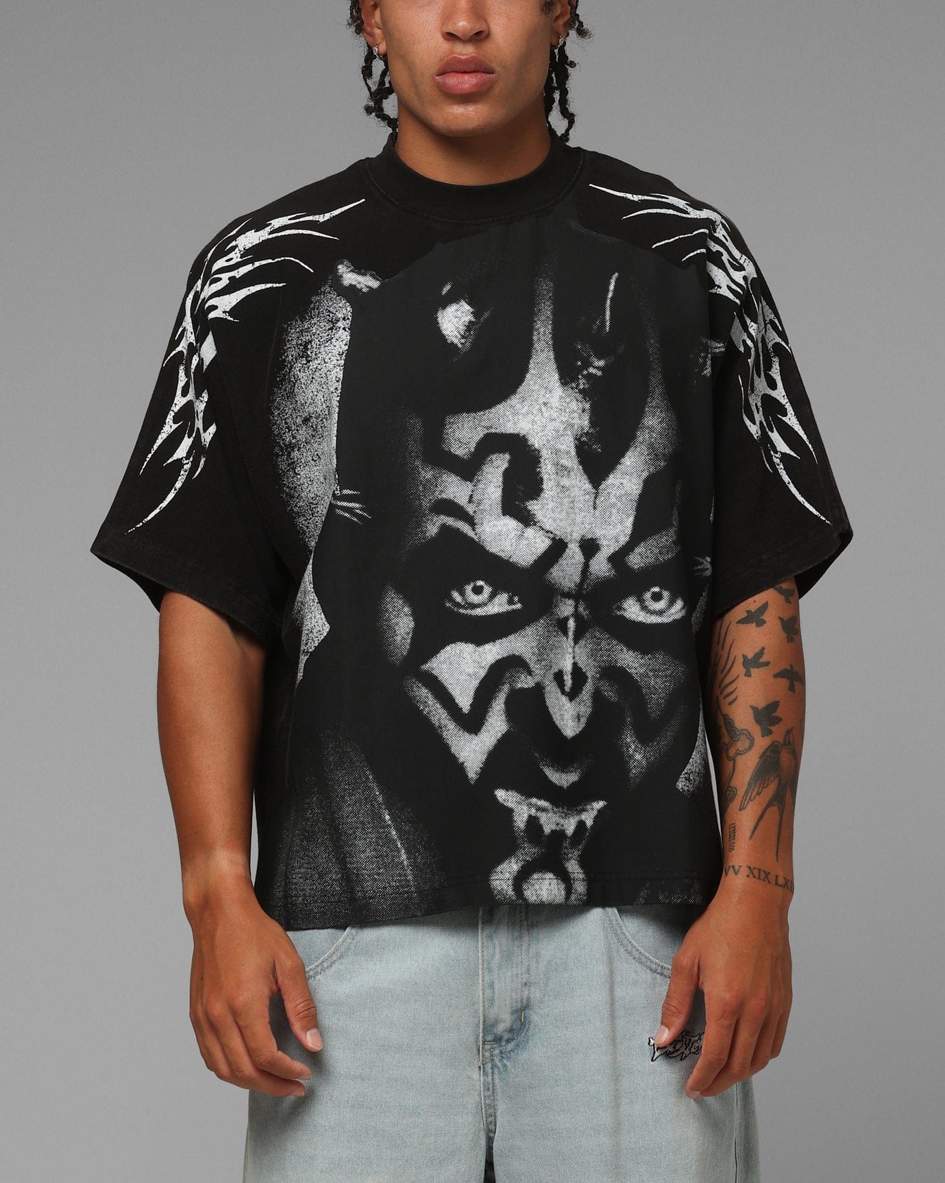 Loiter Star Wars Maul Vintage T - Shirt Black