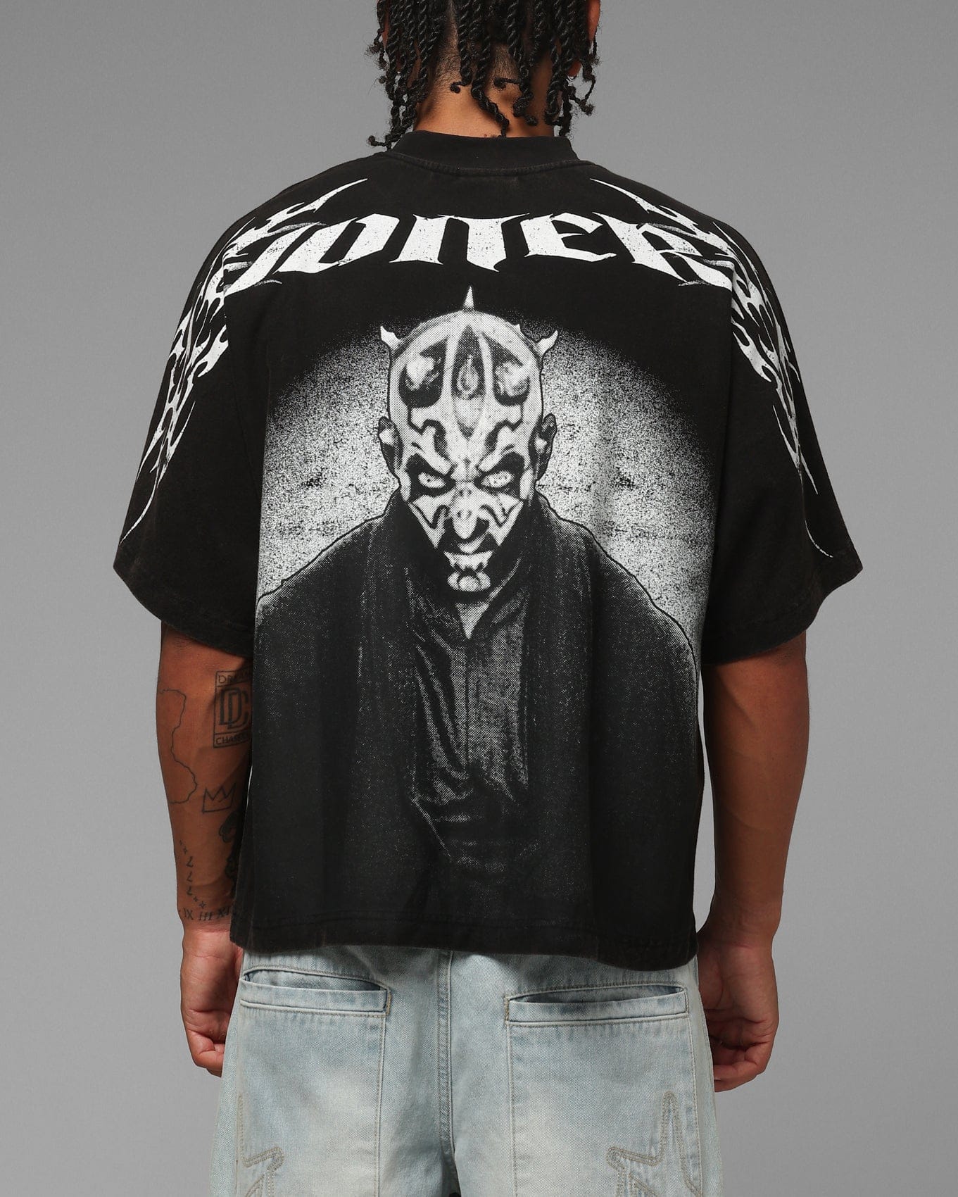 Loiter Star Wars Maul Vintage T - Shirt Black