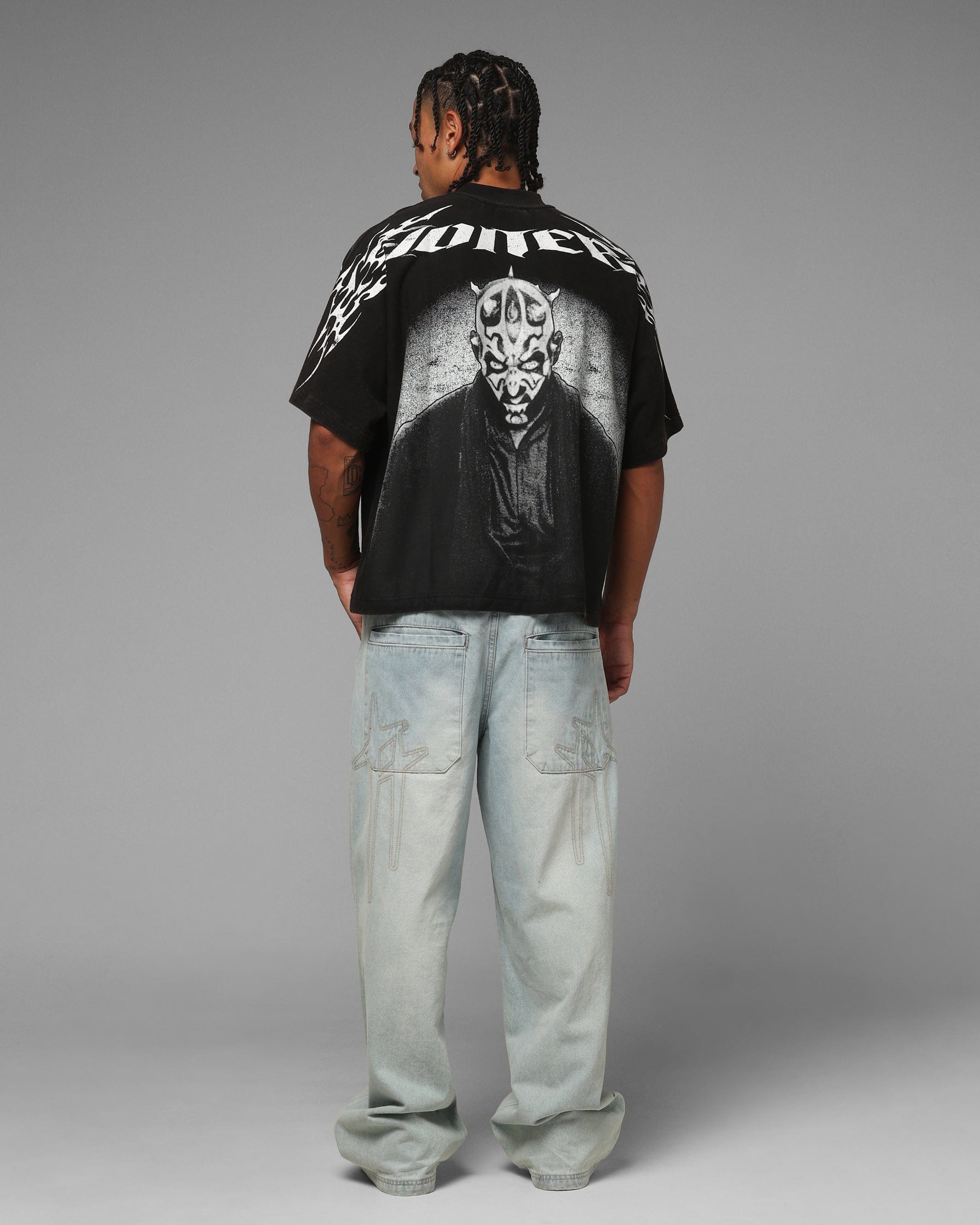 Loiter Star Wars Maul Vintage T - Shirt Black