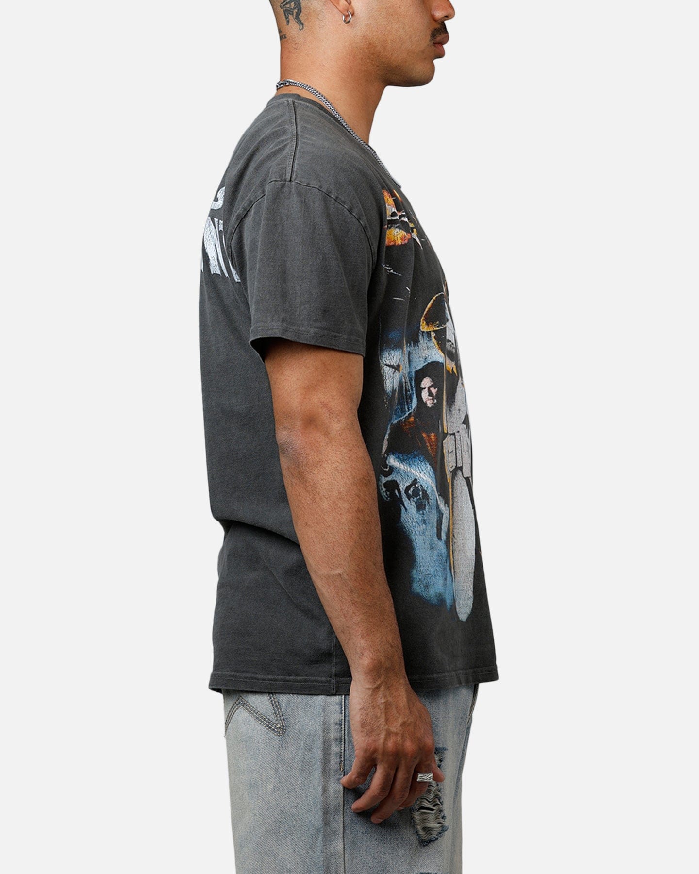 73studio Star Wars Battlefront 2 Heavyweight T - Shirt Black Wash