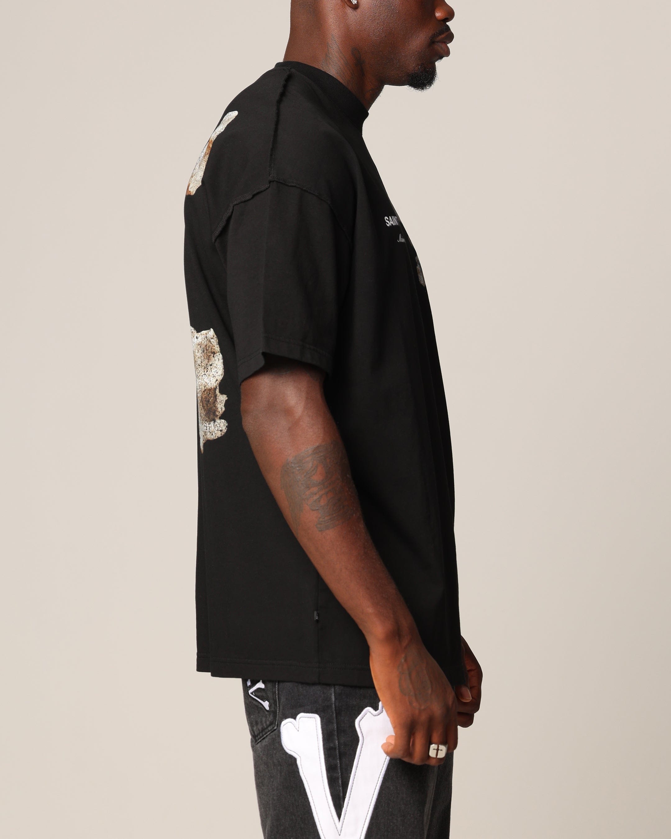 Saint Morta Corpus Boxy T - Shirt Black