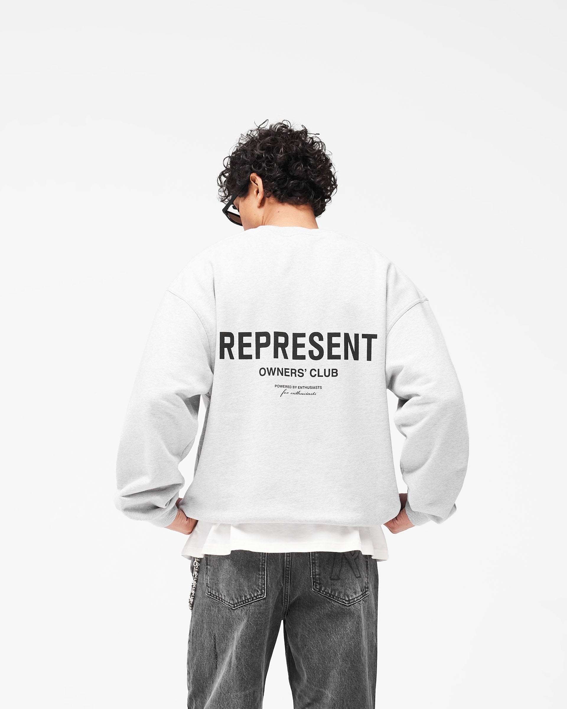 Owners Club Represent Owners Club Sweater - Ash Grey