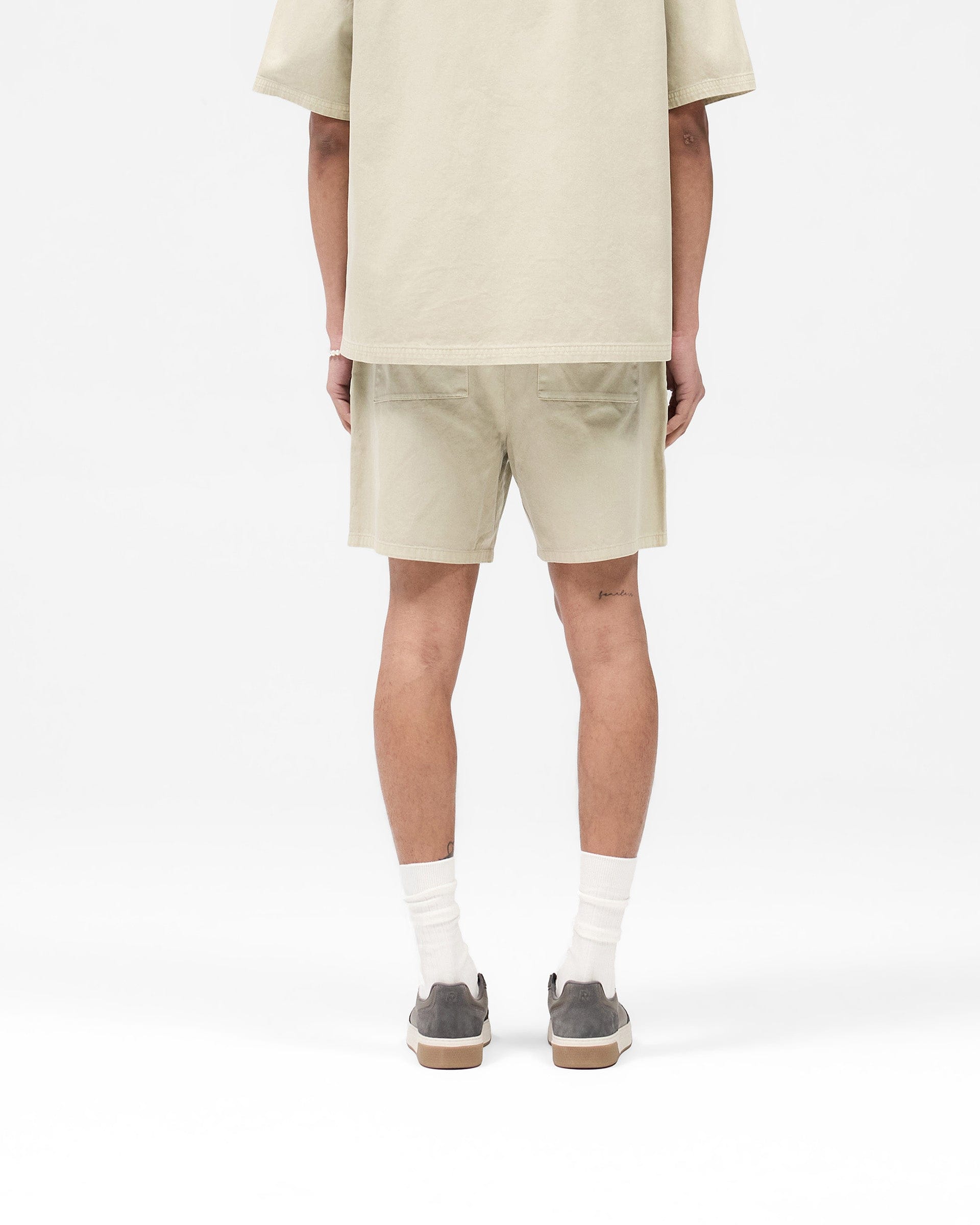 SS25 Cotton Tailored Short - Beige