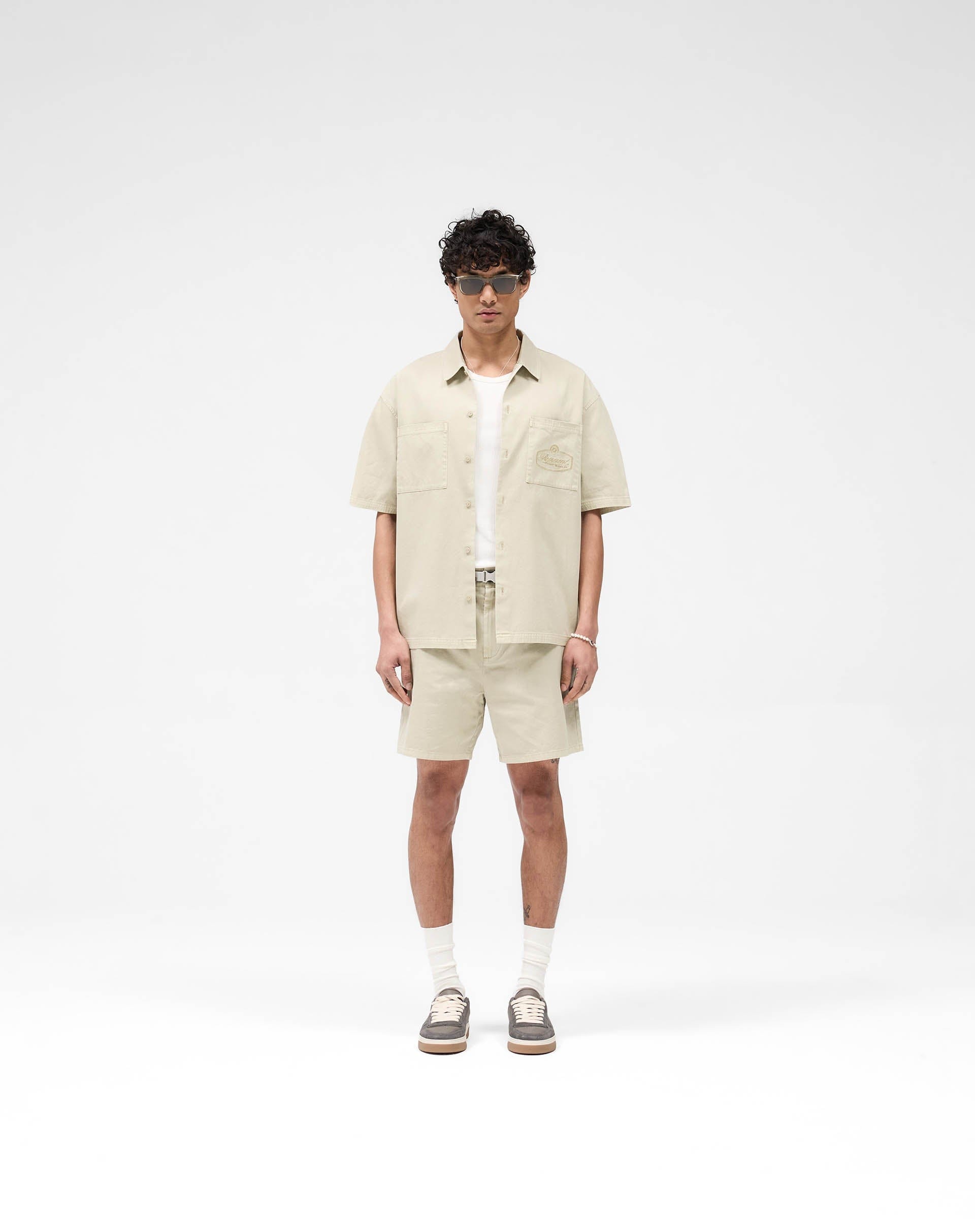 SS25 Cotton Tailored Short - Beige
