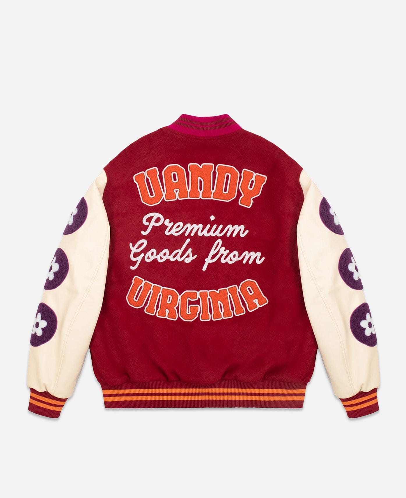 Vandy The Pink VA Vandy Varsity Jacket (Red)