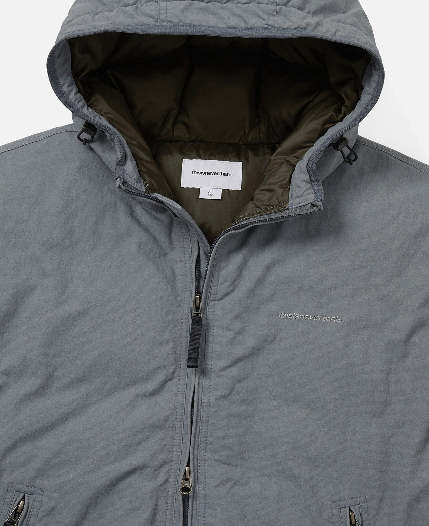 Thisisneverthat® Washed Down Puffer Jacket (Grey)