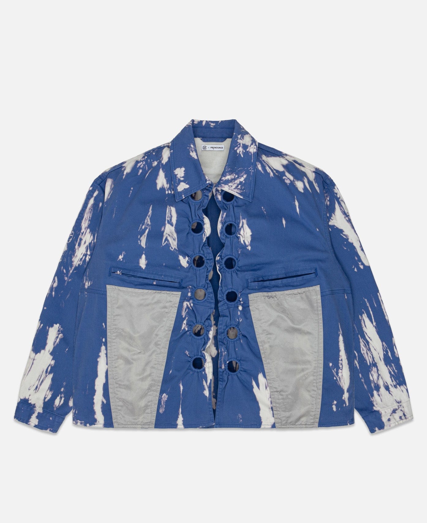 CLOT x Pronounce Bleached Color Work Jacket (Navy)