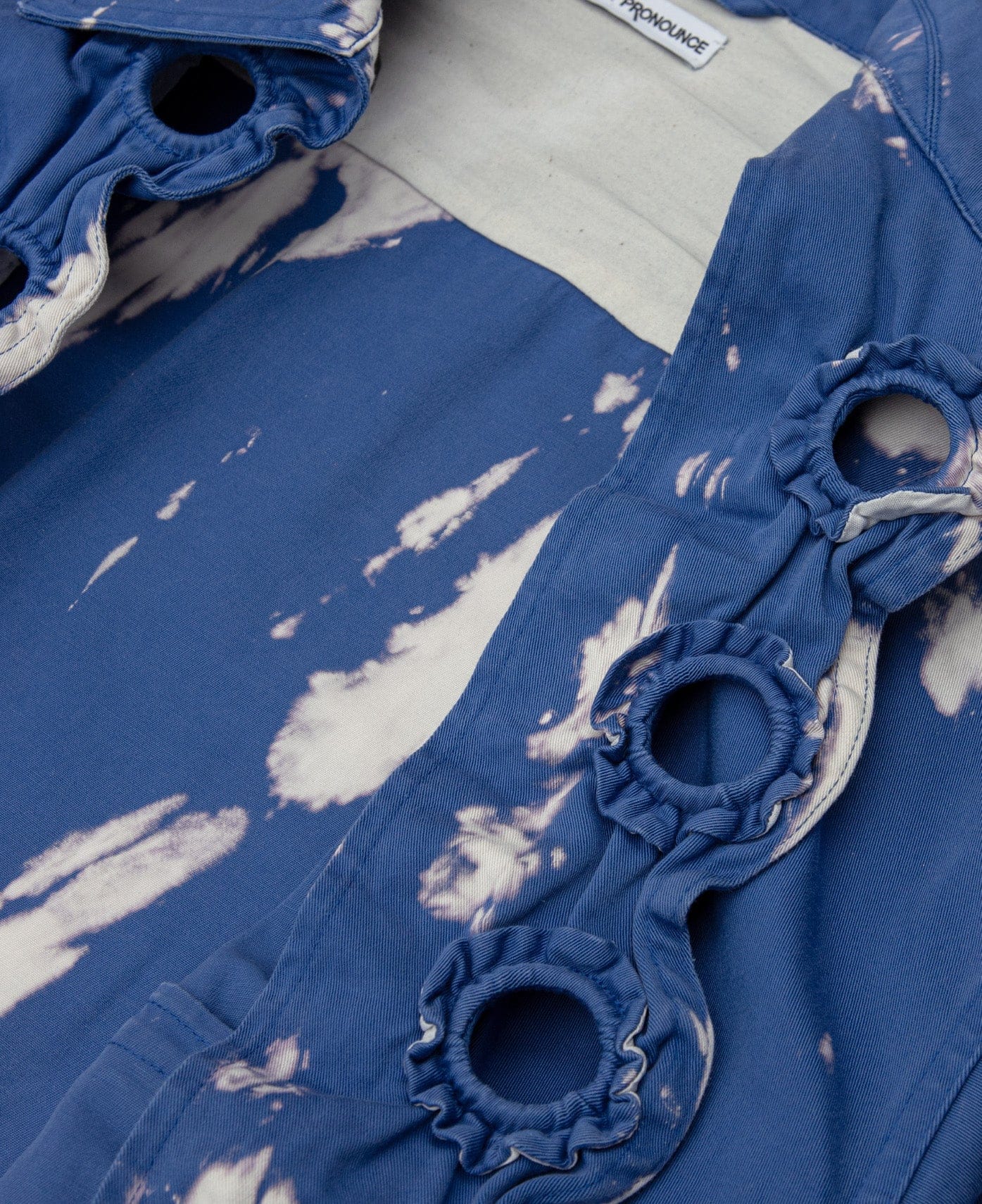 CLOT x Pronounce Bleached Color Work Jacket (Navy)