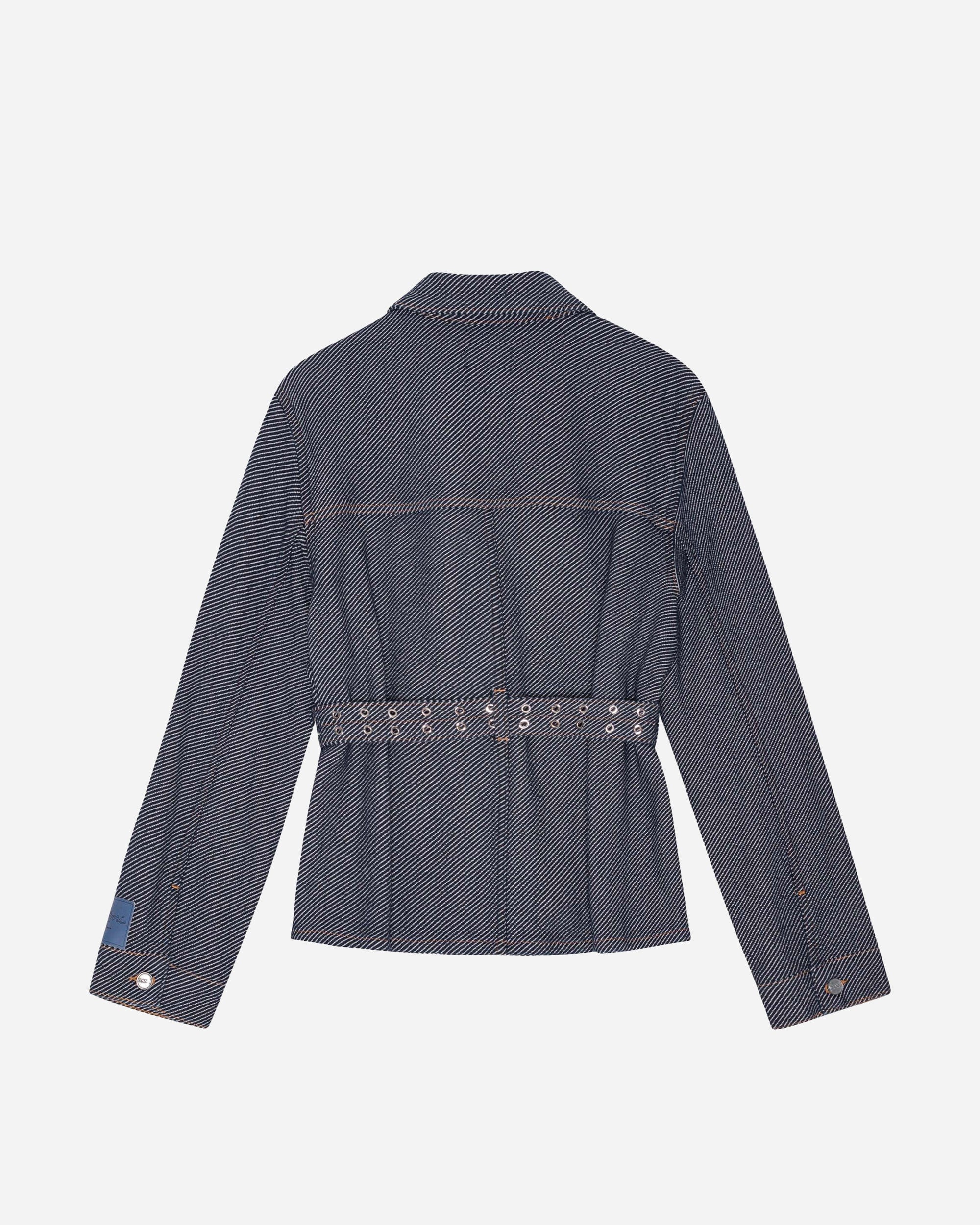 GANNI A/S Heavy Twill Denim Short Jacket