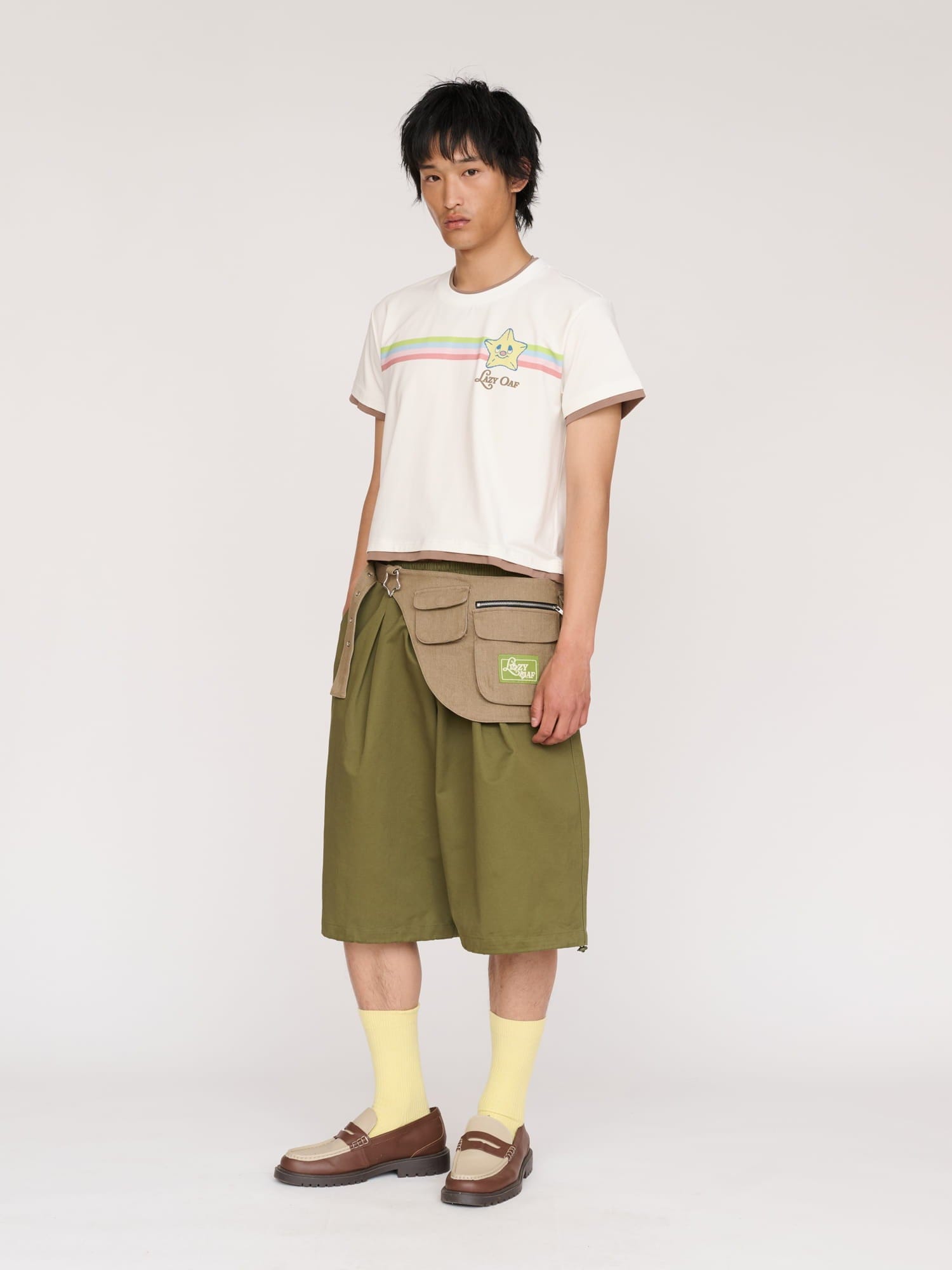 Lazy Oaf Stars & Stripes Fitted T - Shirt