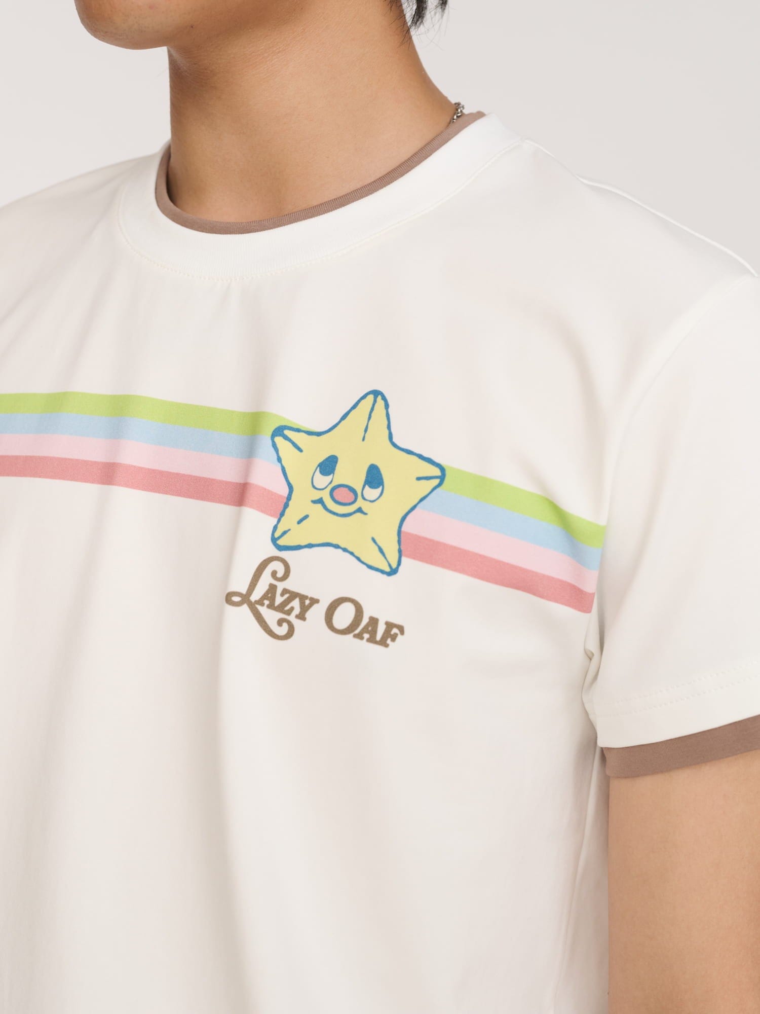 Lazy Oaf Stars & Stripes Fitted T - Shirt