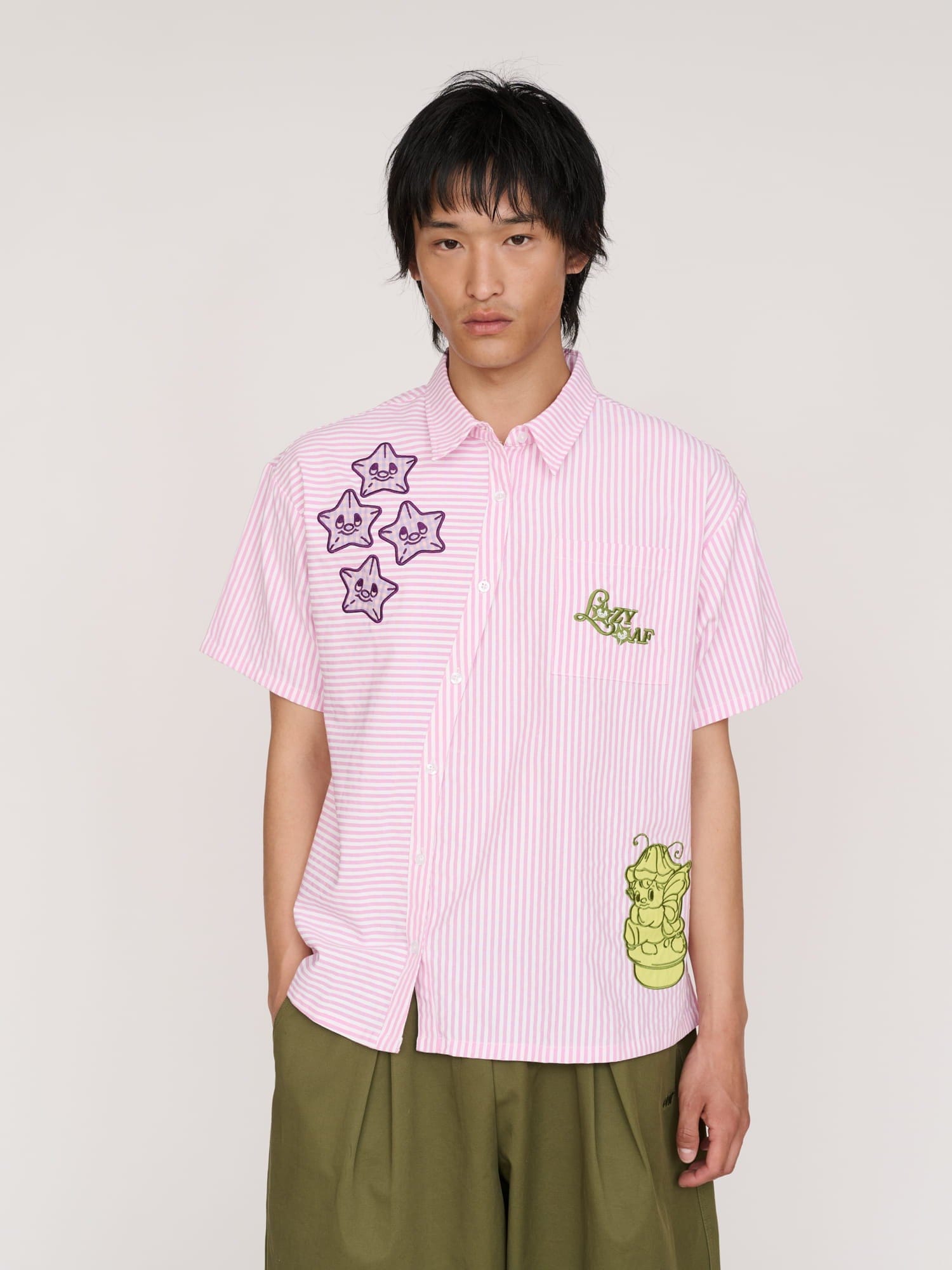 Lazy Oaf Wavy Pinstripe Shirt