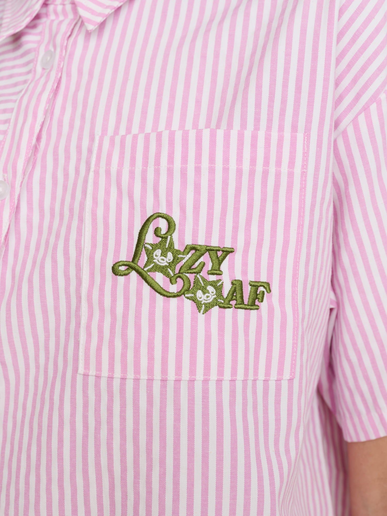 Lazy Oaf Wavy Pinstripe Shirt