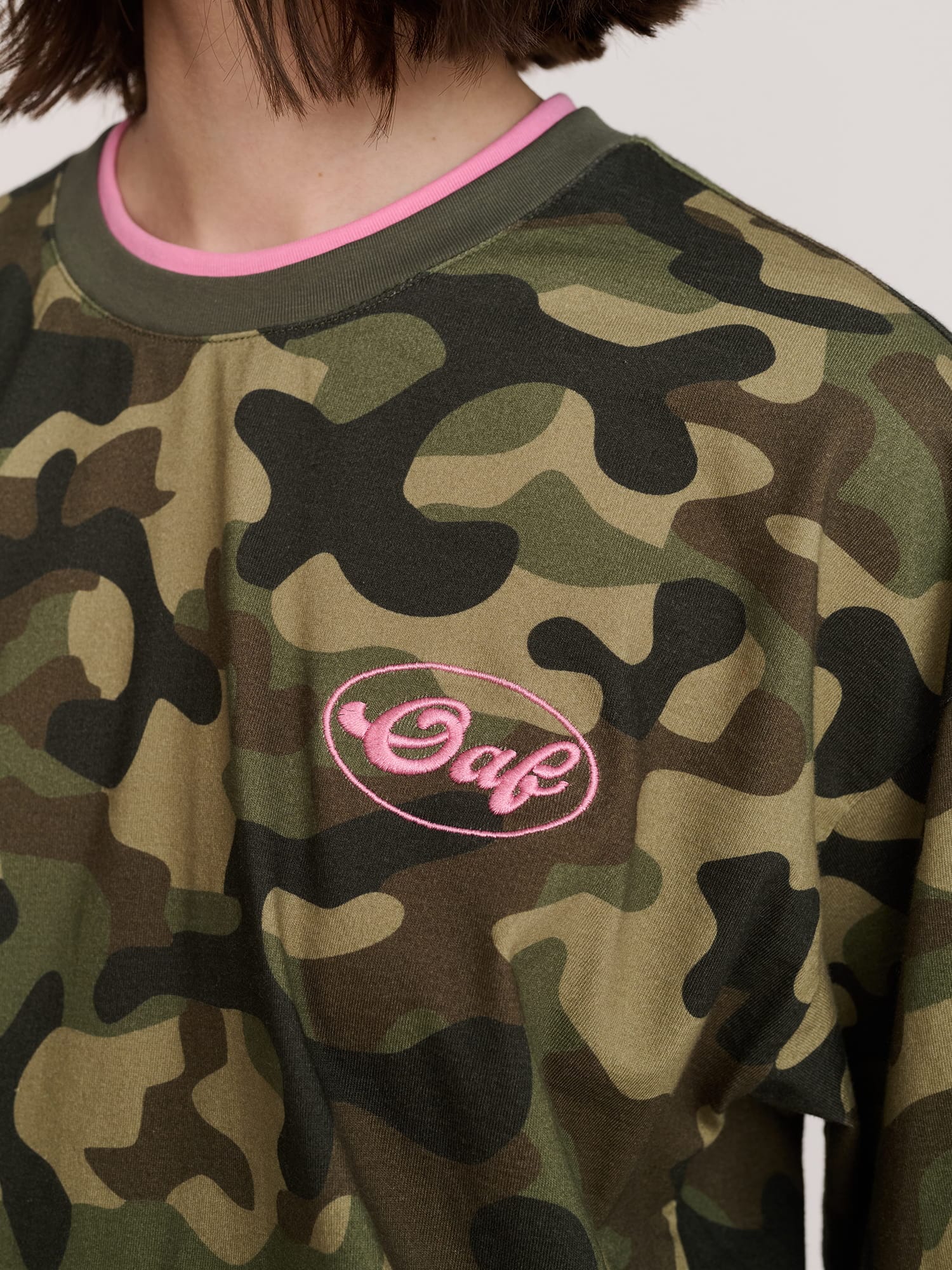 Lazy Oaf Hideout Camo Boxy T - shirt