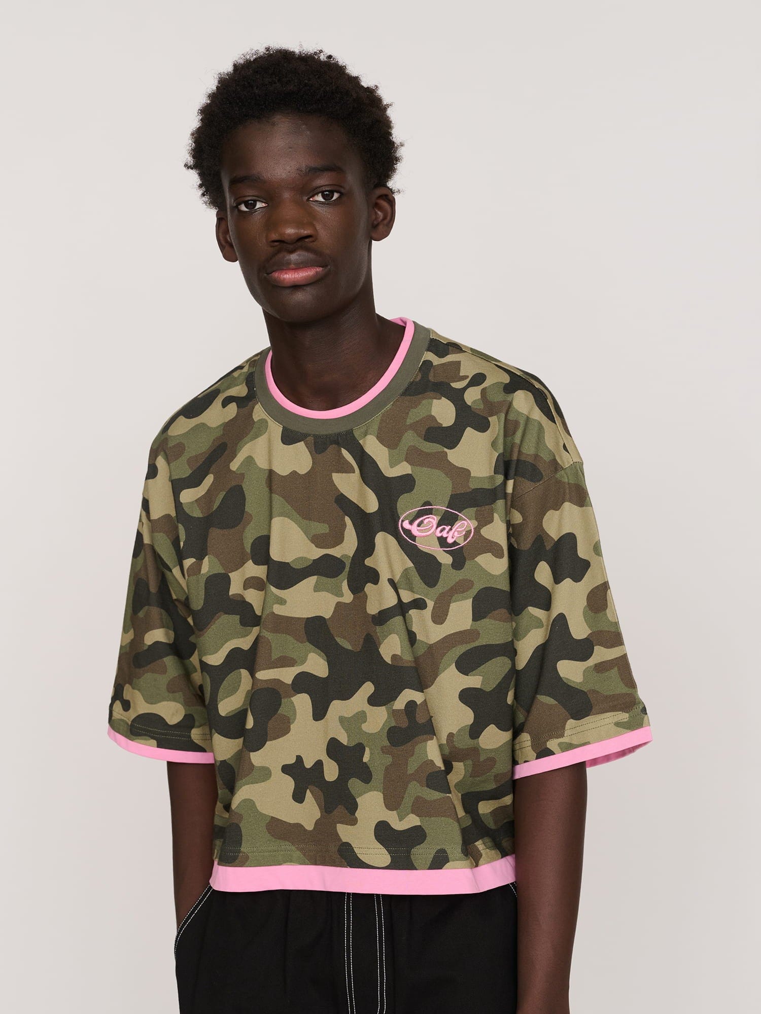 Lazy Oaf Hideout Camo Boxy T - shirt