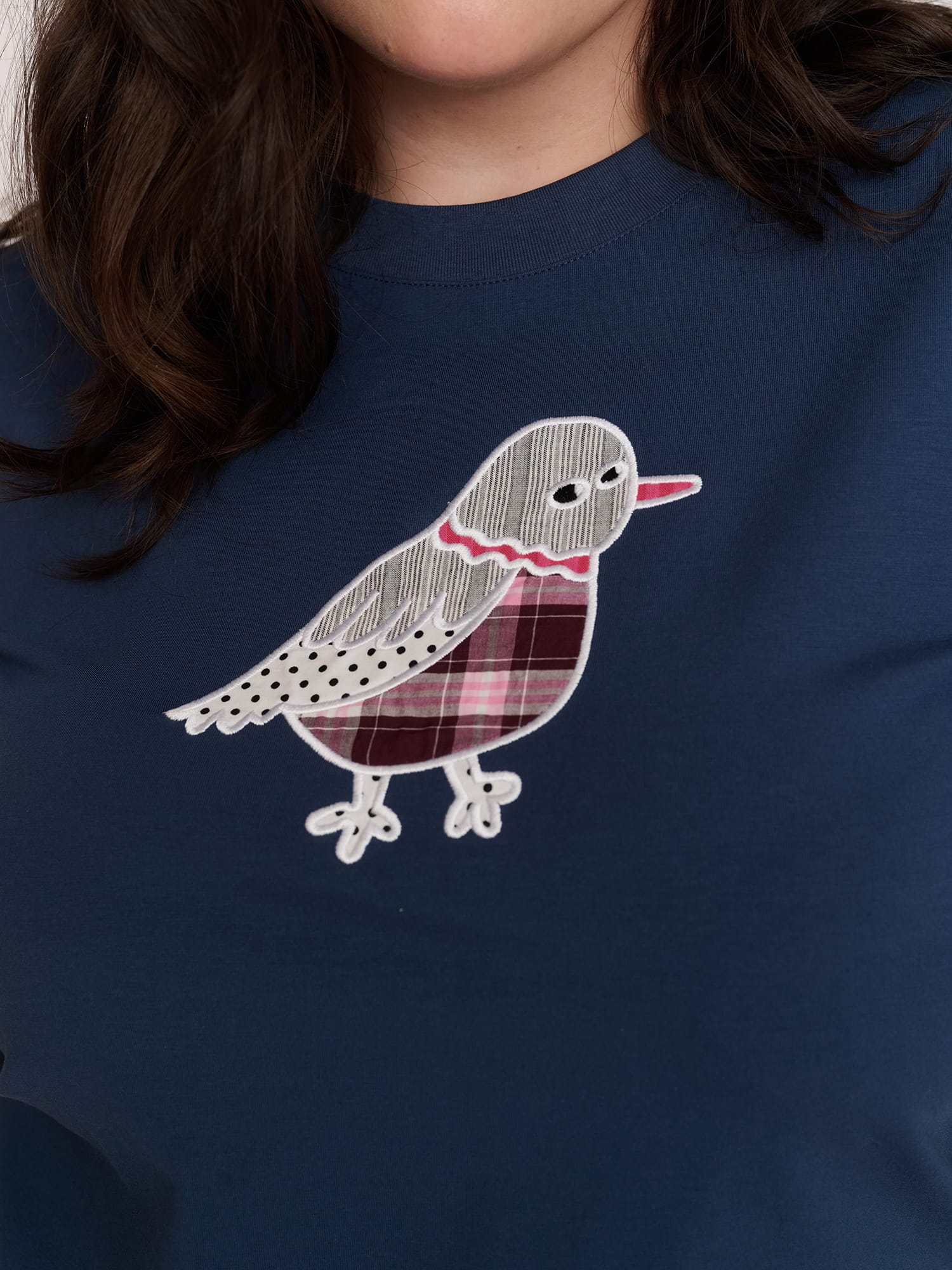 Lazy Oaf Applique Pigeon T - shirt