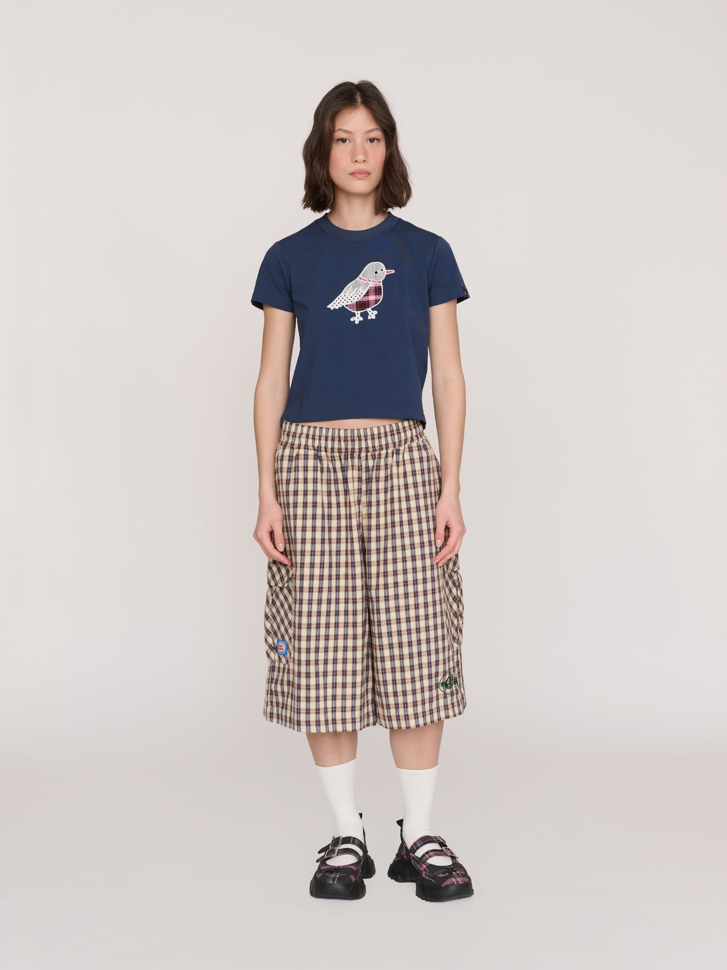 Lazy Oaf Applique Pigeon T - shirt