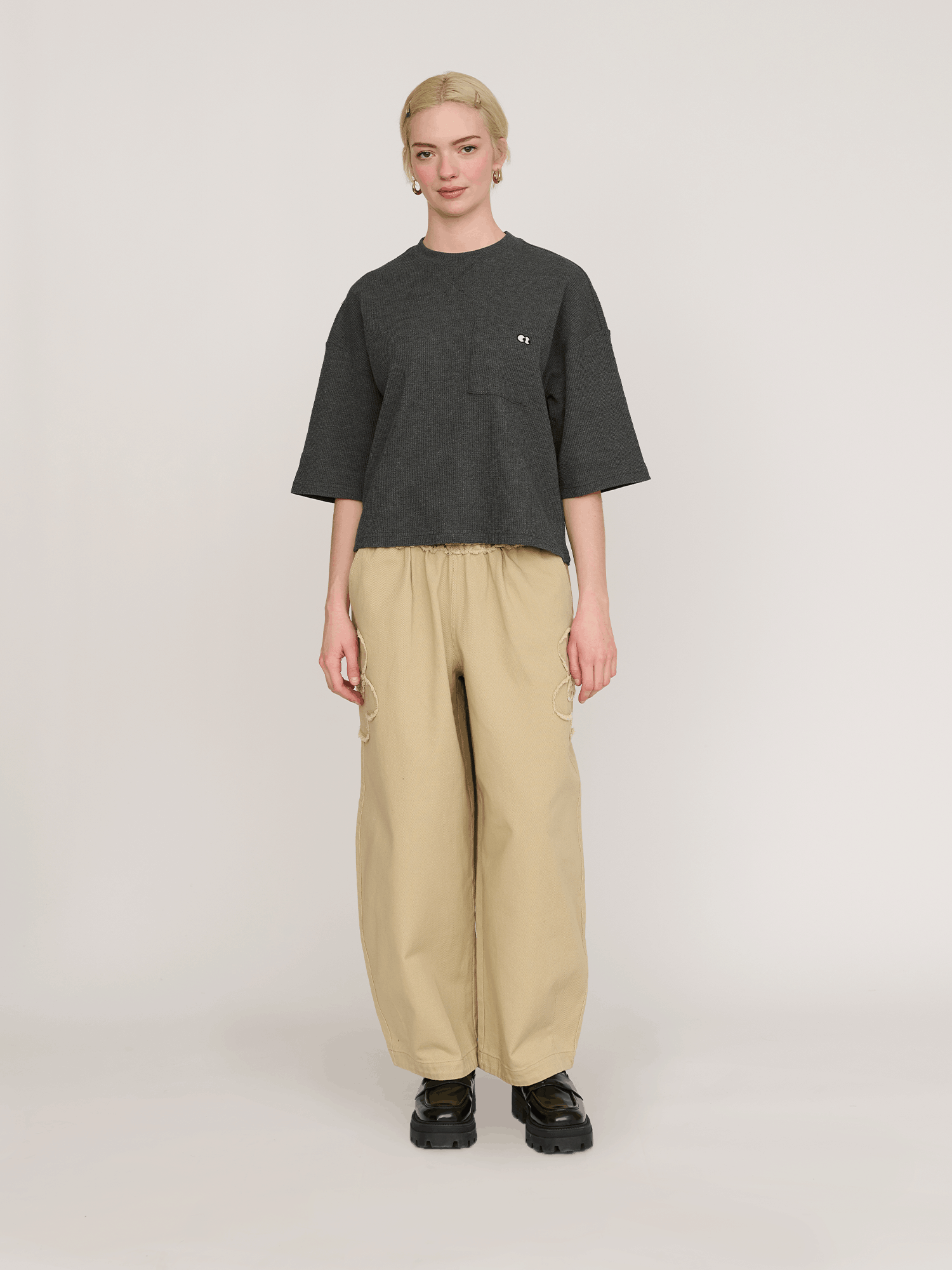Lazy Oaf Boxy Waffle T - shirt
