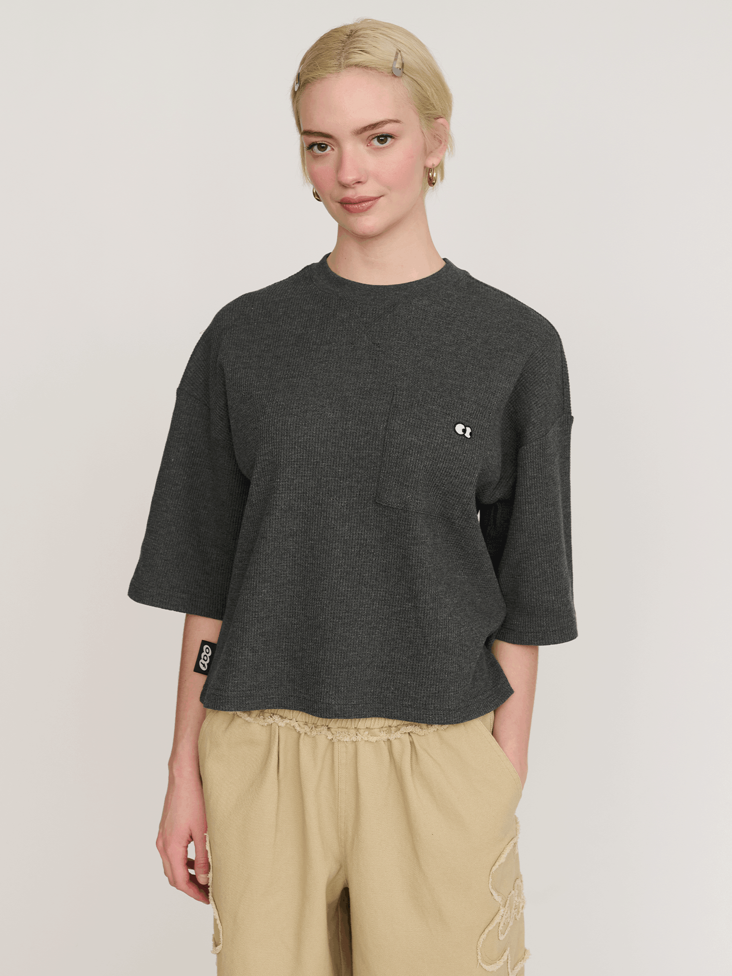 Lazy Oaf Boxy Waffle T - shirt