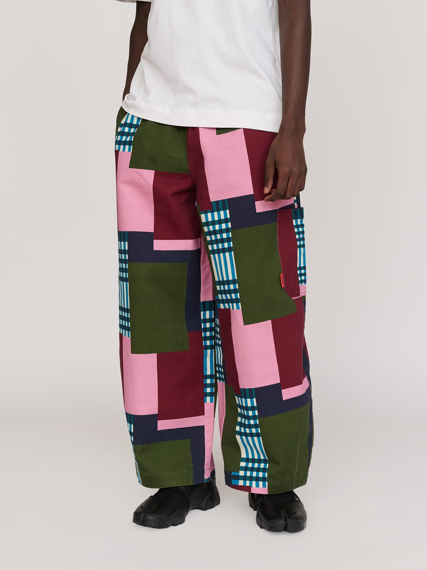 Lazy Oaf Bev Patched Up Barrel Trousers
