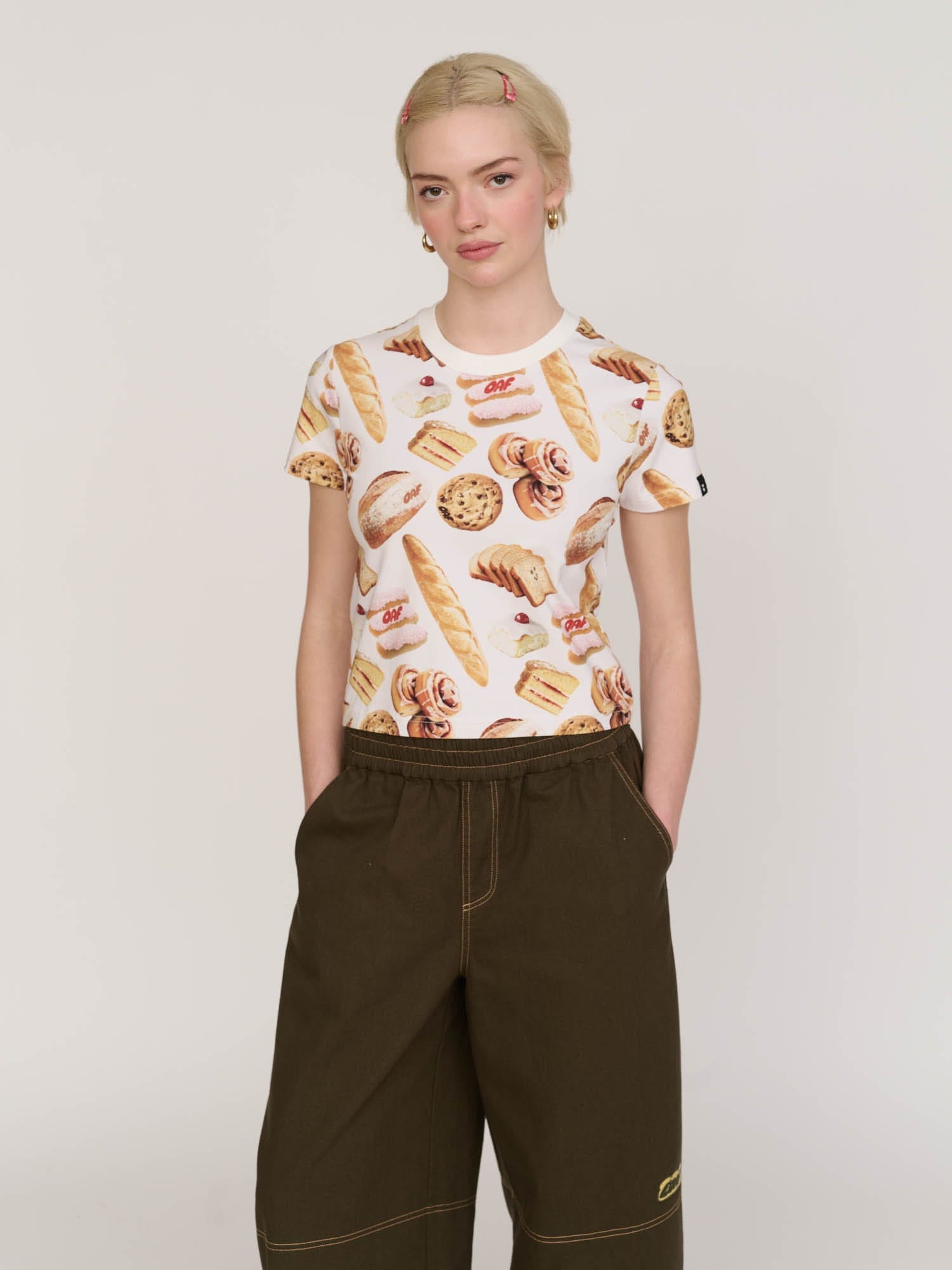 Lazy Oaf Baked Goodies Fitted T-Shirt