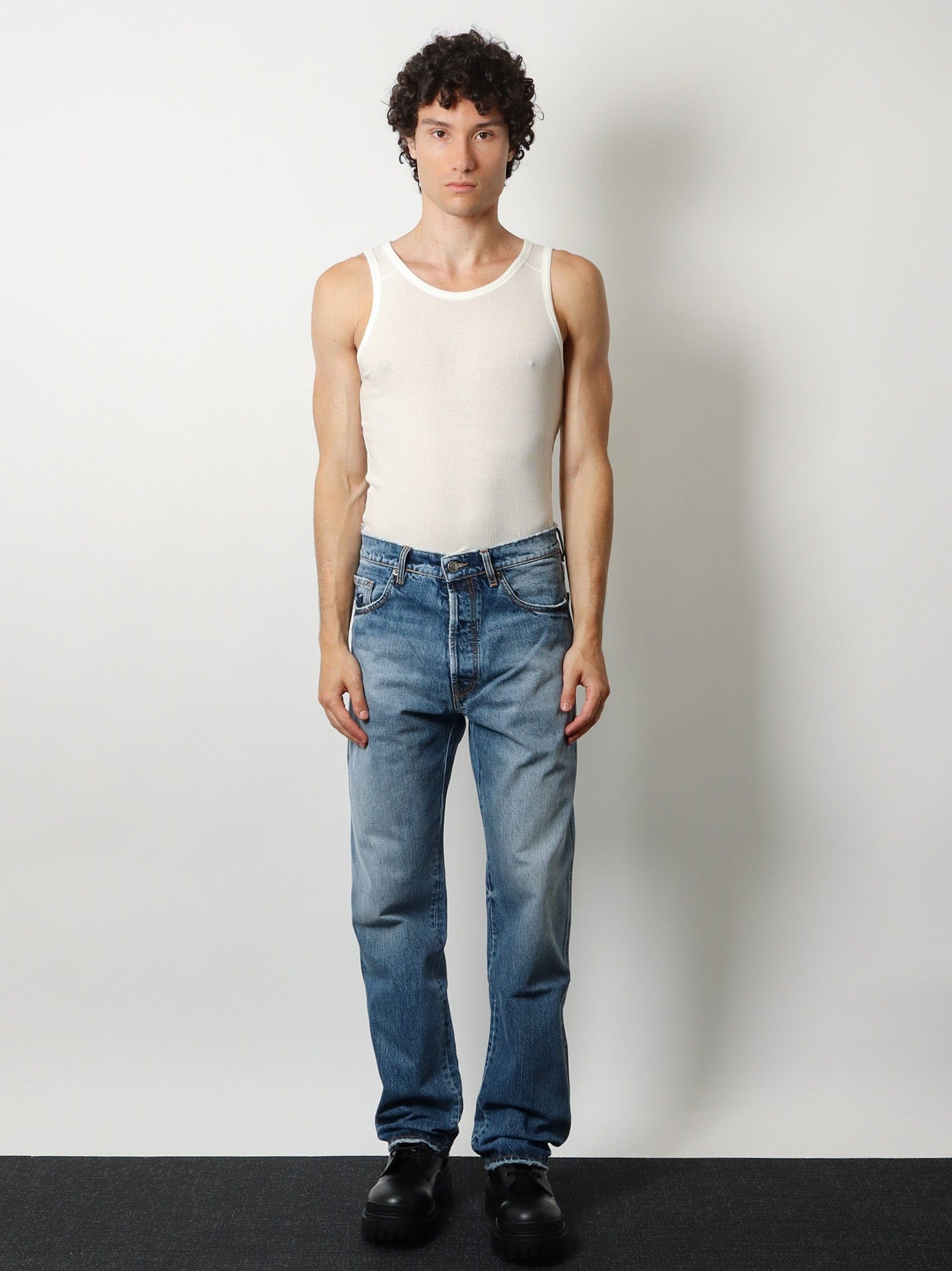 Numeri 123456789 Blue denim jeans