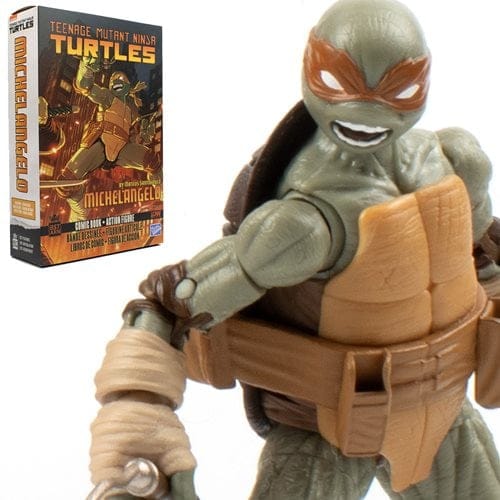 Toyshnip Teenage Mutant Ninja Turtles BST AXN IDW Action Figure and Comic Book Set - Select Figure(s)