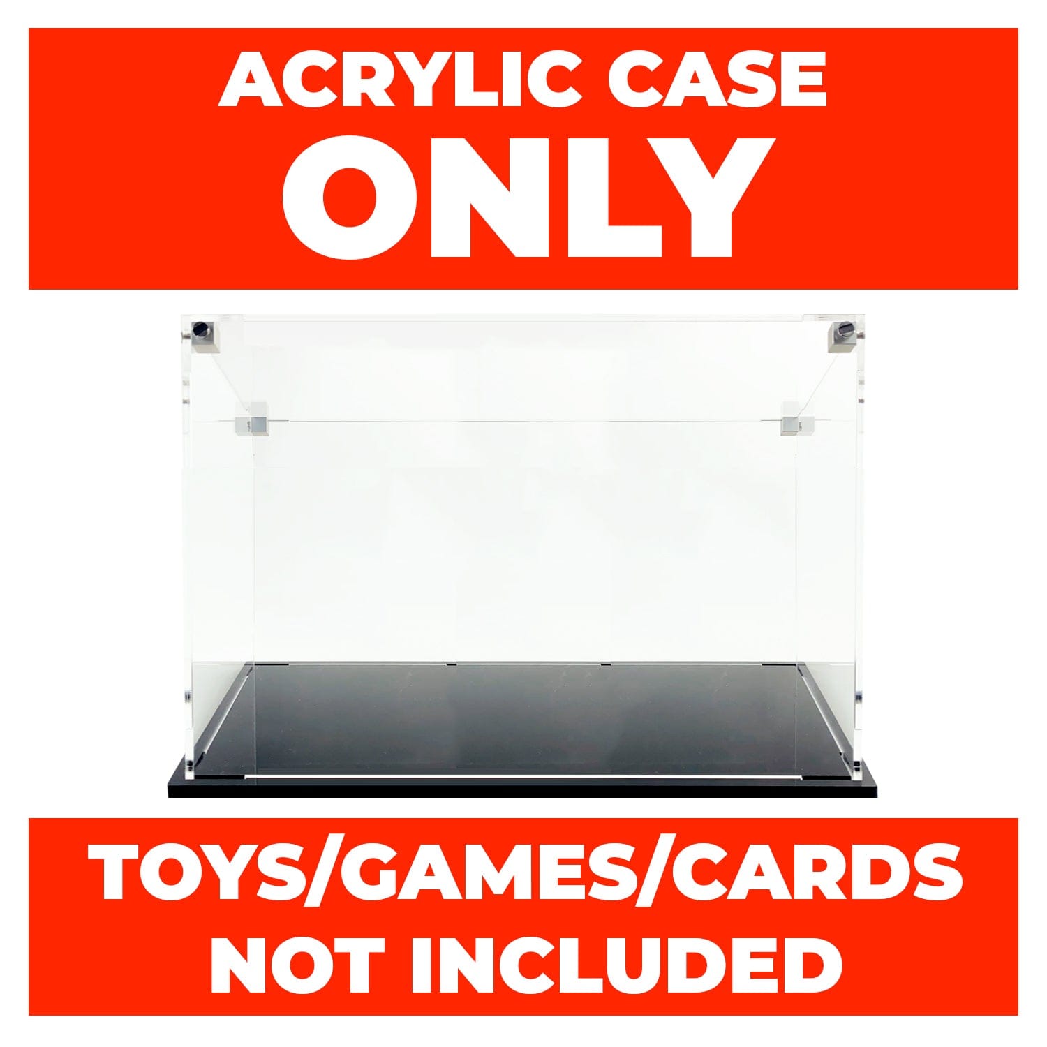 Flying Box Custom Acrylic Display Case for COMIC BOOK & FIGURE COMBO (3 mm thick, UV Resistant) Display Size 10.5h x 8w x 4.9d