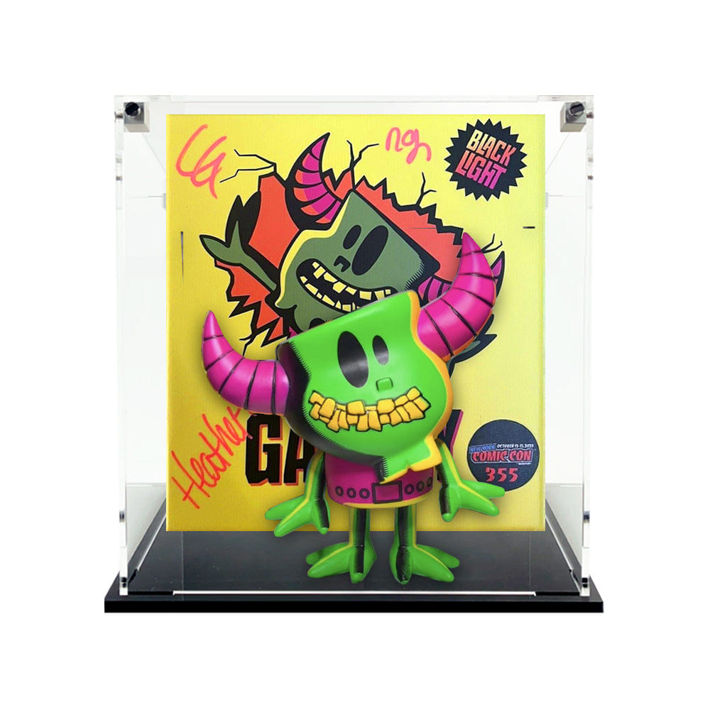 Flying Box Custom Acrylic Display Case for GASTLEY COMBO Mischief Toys Box and Figure Together (3 mm thick, UV Resistant)