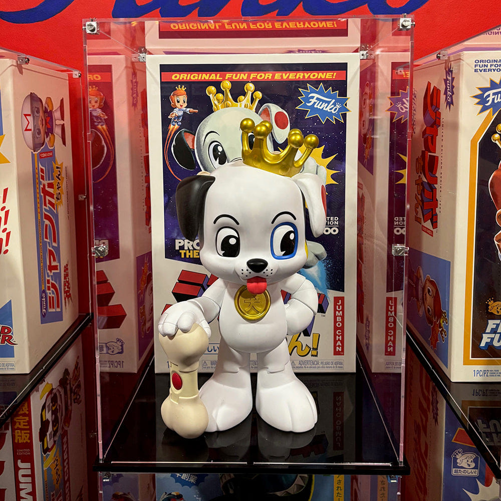 Flying Box Custom Acrylic Display Case for JUMBO CHAN COMBO Funko Grail Box & Figure Together (3 mm thick, UV Resistant)