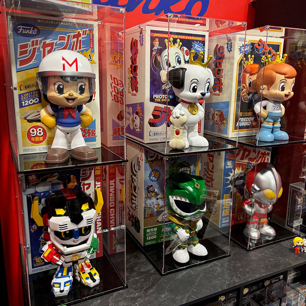 Flying Box Custom Acrylic Display Case for JUMBO CHAN COMBO Funko Grail Box & Figure Together (3 mm thick, UV Resistant)