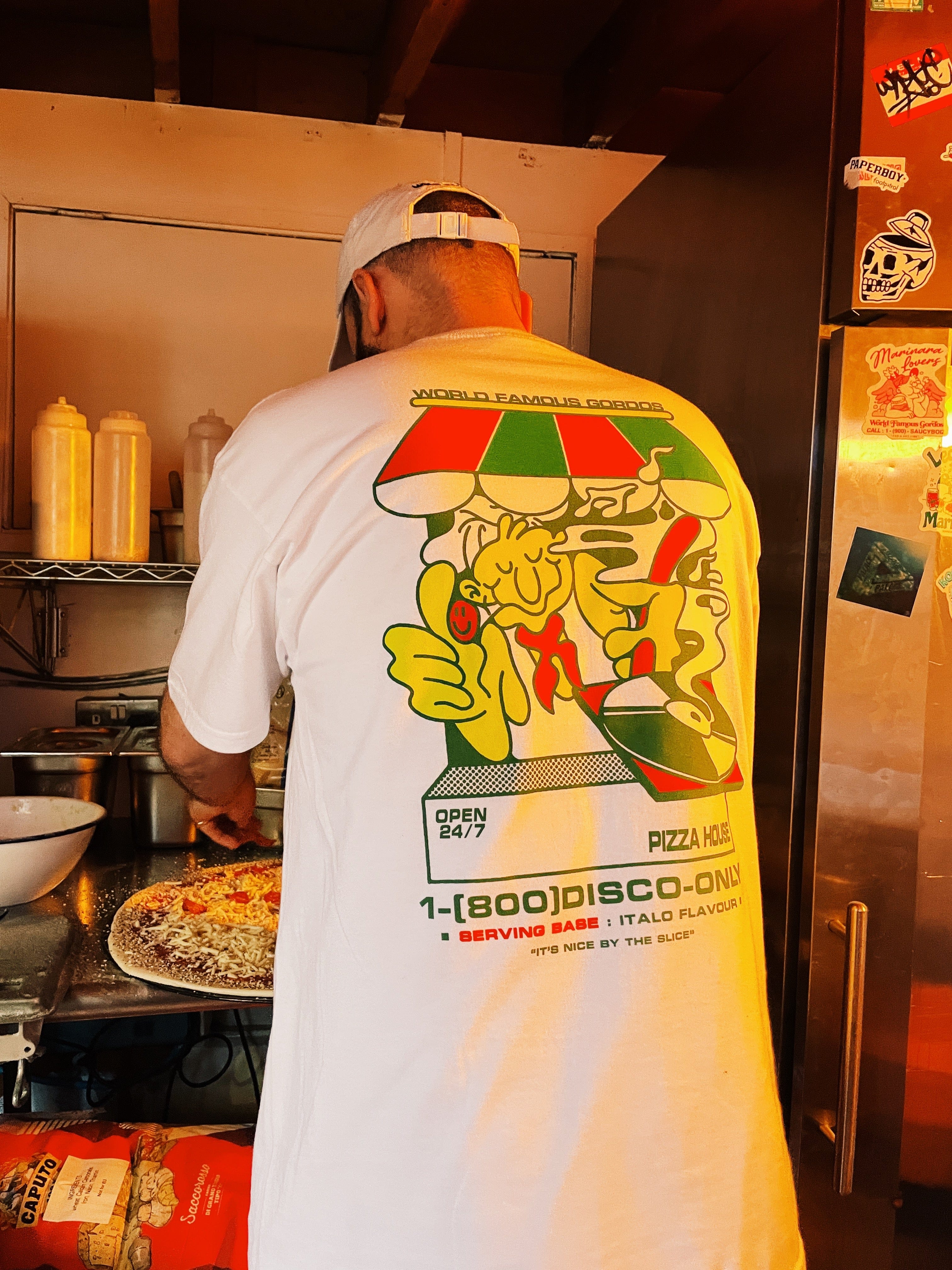 Gordos Pizzeria World Famous Gordos T-Shirt Twinpack