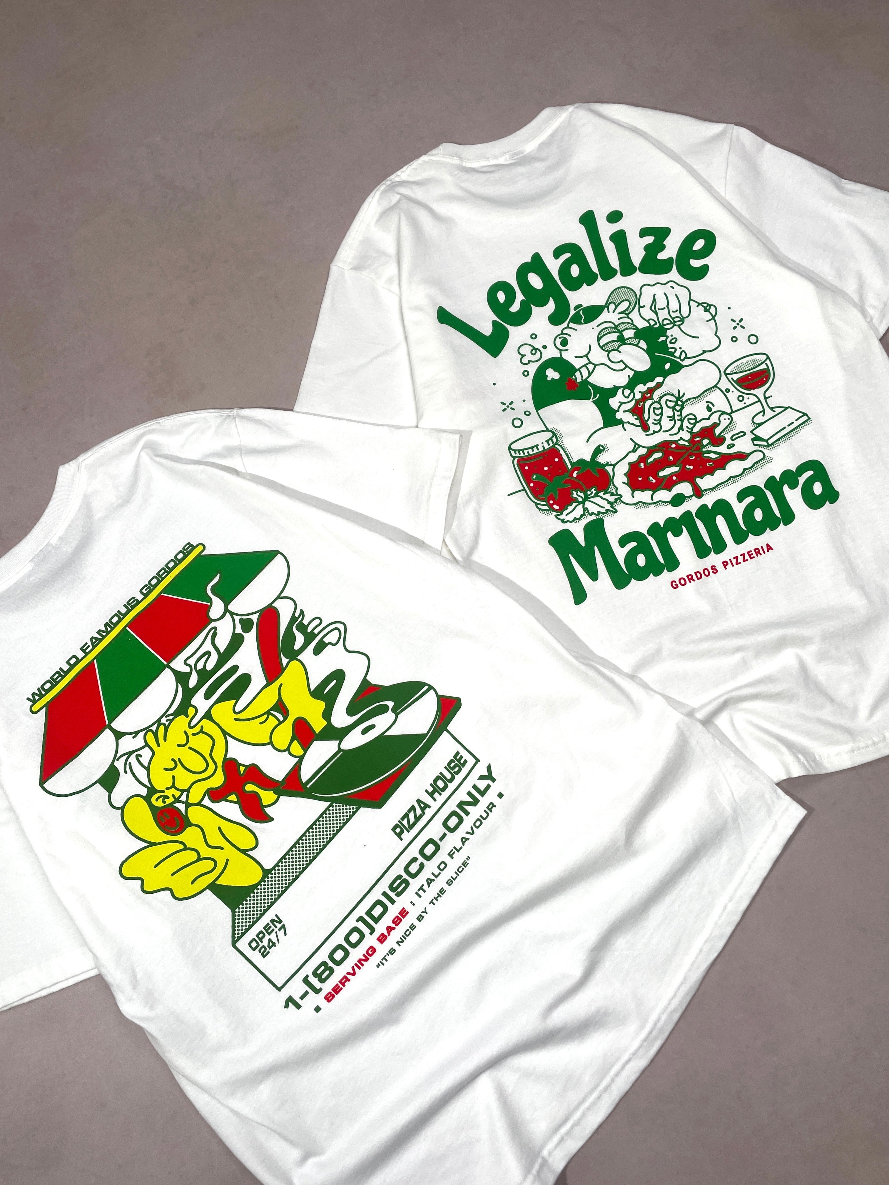 Gordos Pizzeria World Famous Gordos T-Shirt Twinpack