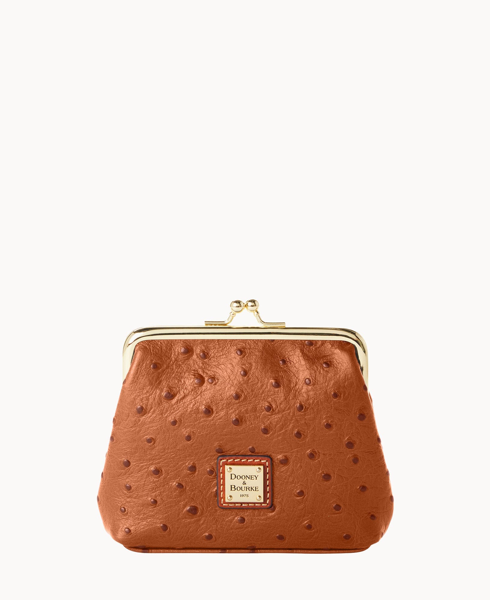 Dooney & Bourke Ostrich Large Framed Purse