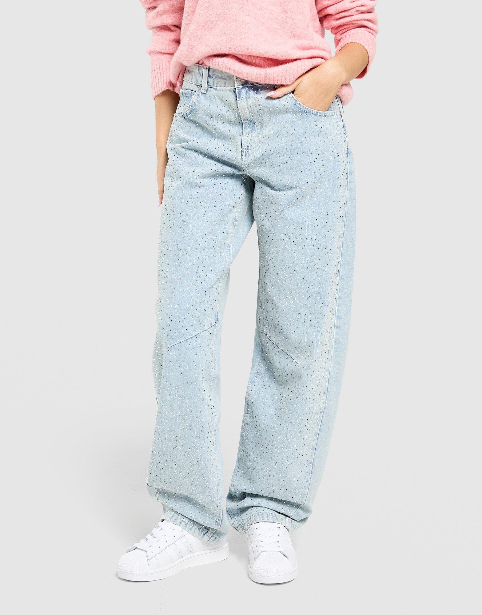Unlike Humans Diamante Jeans