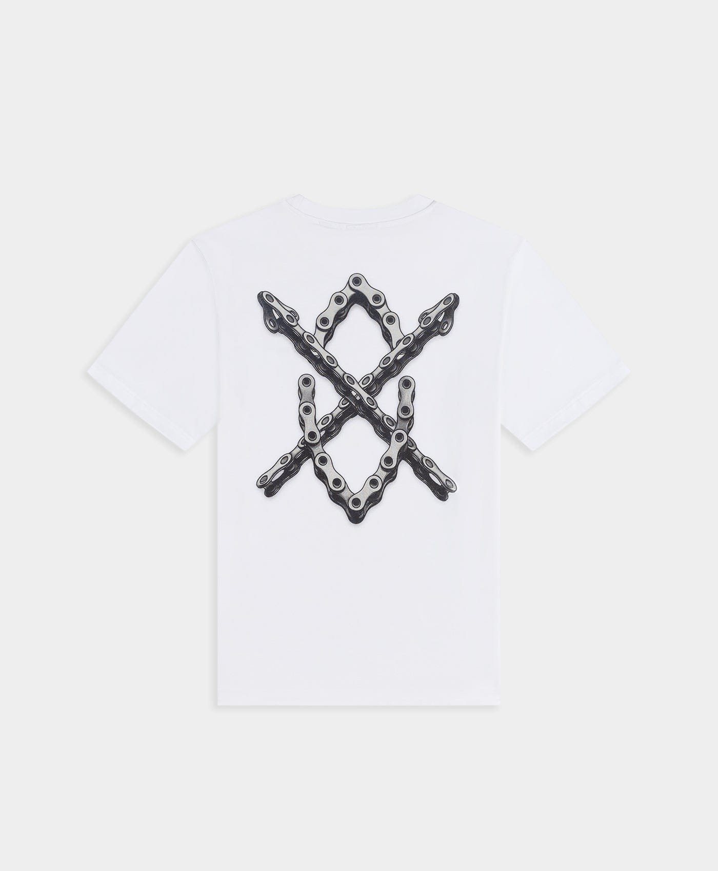 White Chain Shield T - Shirt
