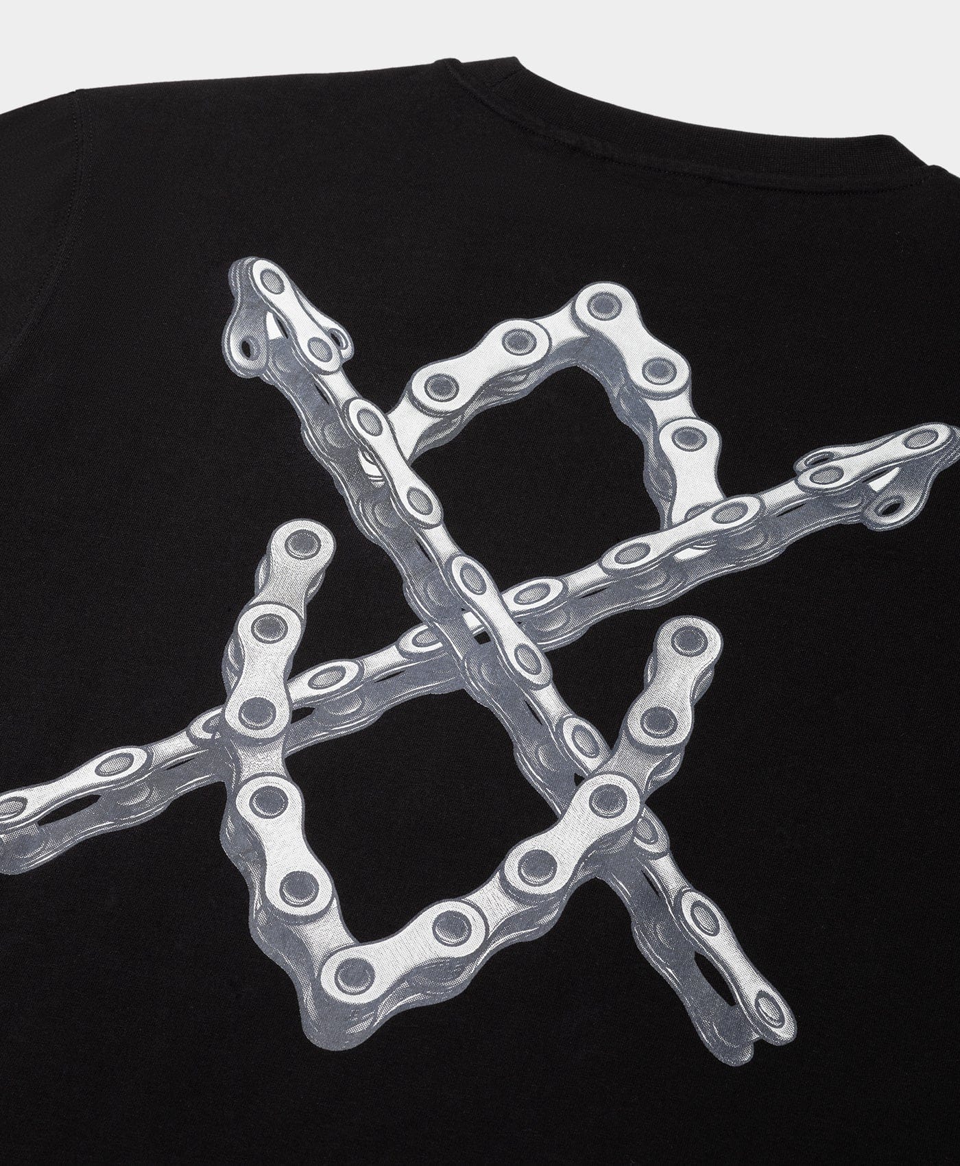 Daily Paper Black Chain Shield T - Shirt